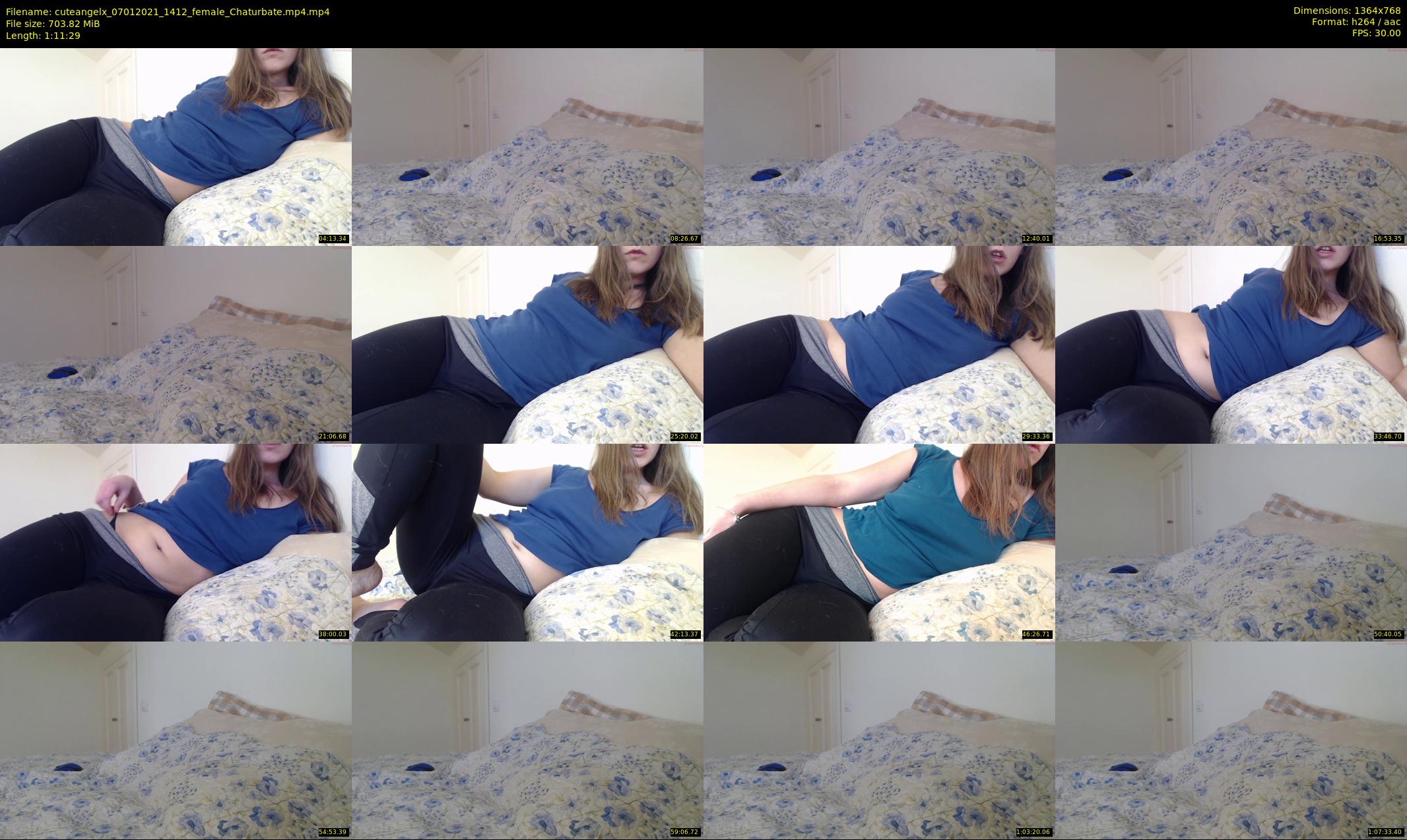 cuteangelx — 72 minute Chaturbate female cam show recording, 720p, Jan 7, 2021