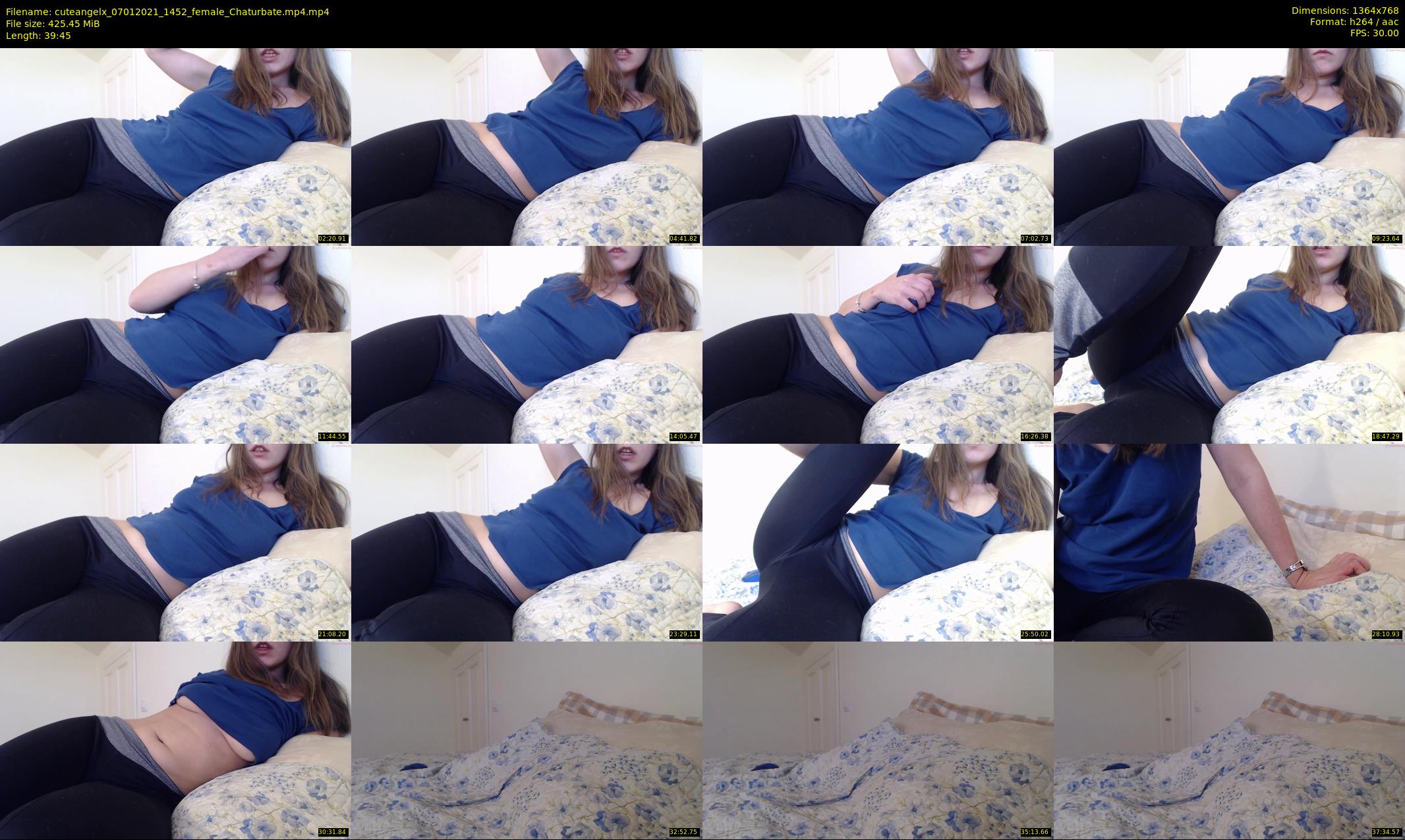 cuteangelx — 40 minute Chaturbate female cam show recording, 720p, Jan 7, 2021