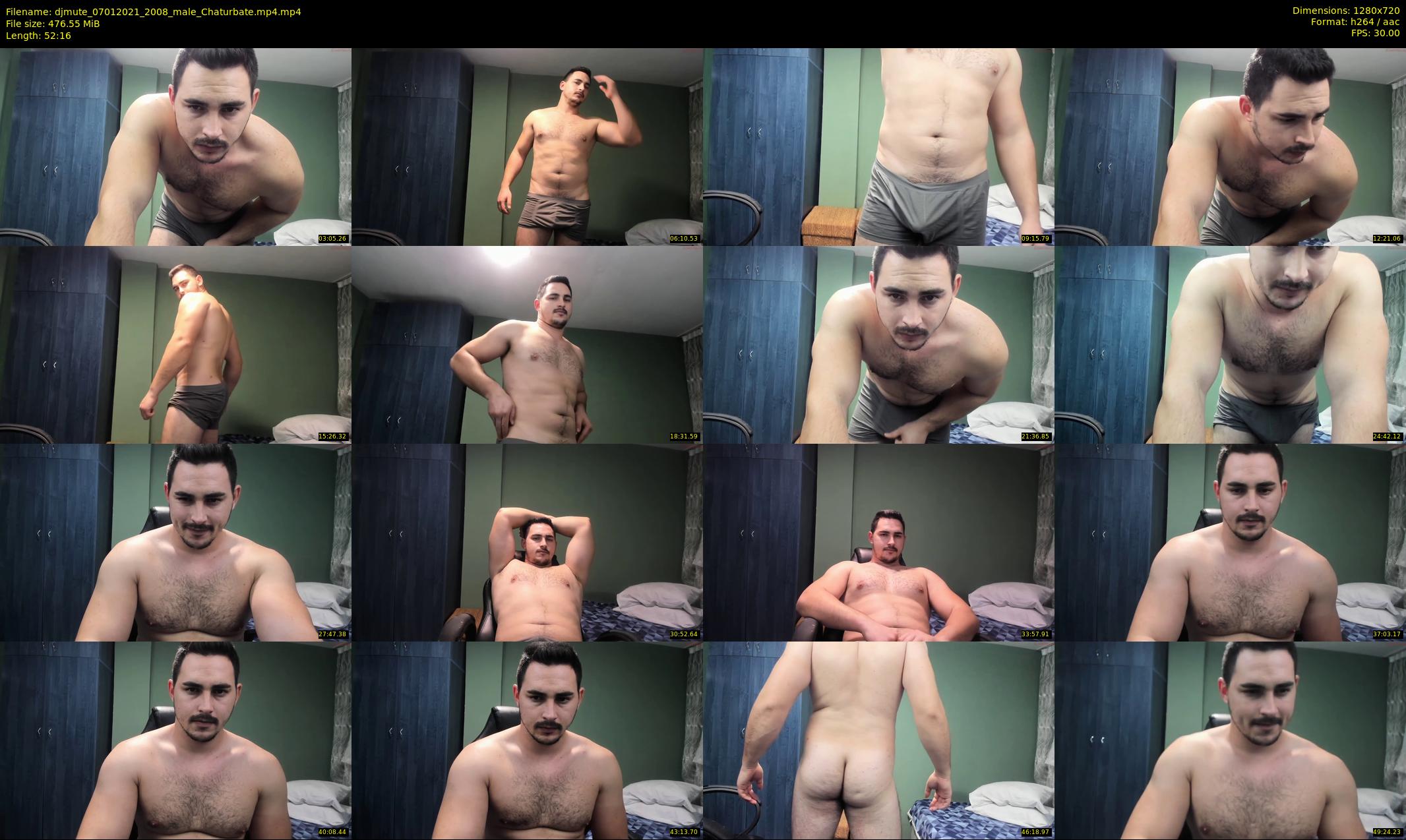 djmute — 53 minute Chaturbate male cam show recording, 720p, Jan 7, 2021