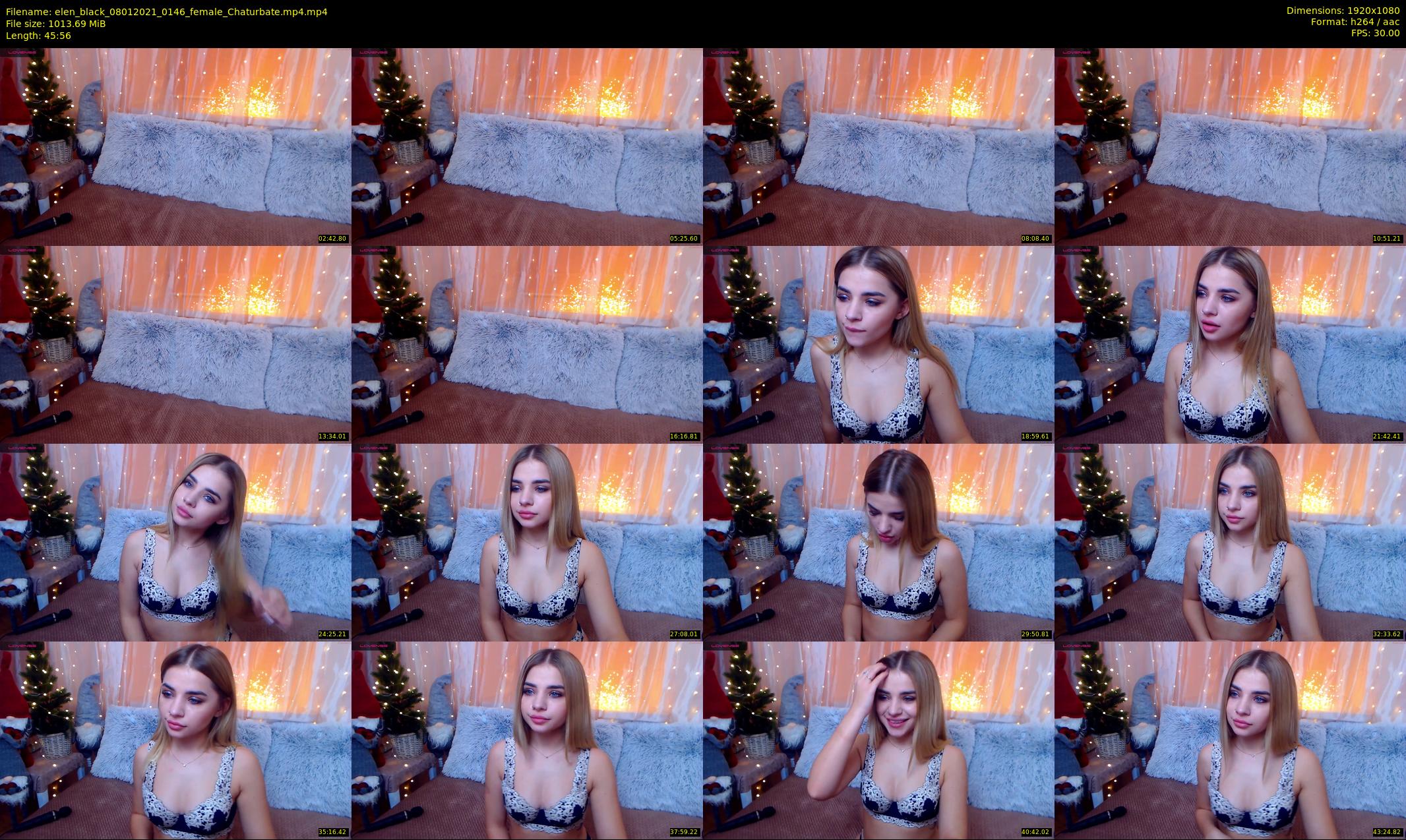 elen_black — 46 minute Chaturbate female cam show recording, 1080p, Jan 8, 2021