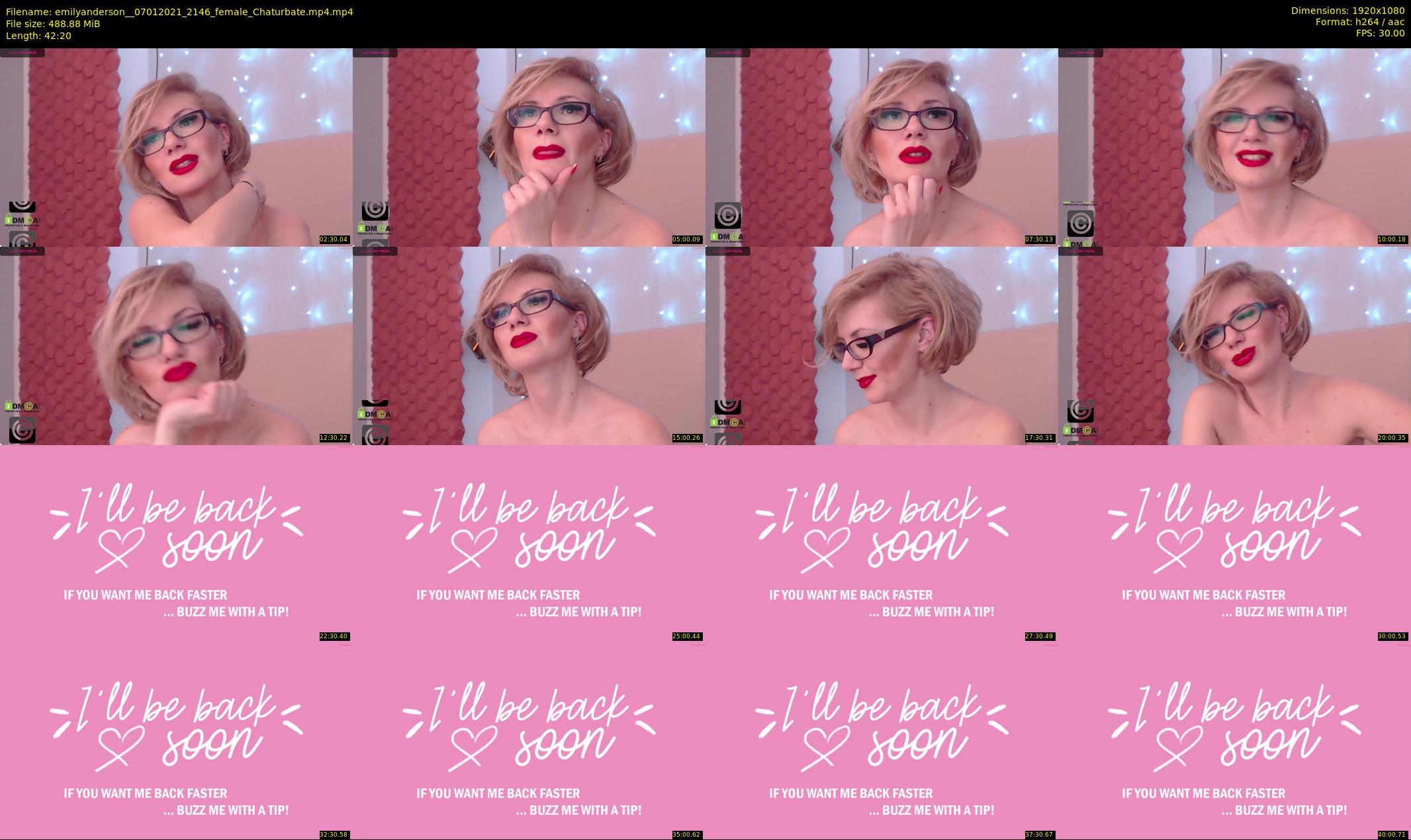 emilyanderson_ — 43 minute Chaturbate female cam show recording, 1080p, Jan 7, 2021