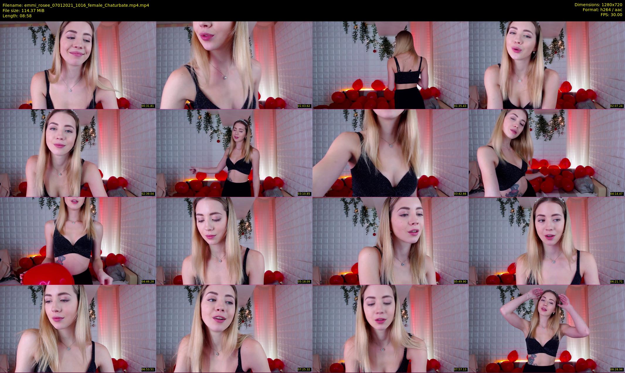 emmi_rosee — 9 minute Chaturbate female cam show recording, 720p, Jan 7, 2021