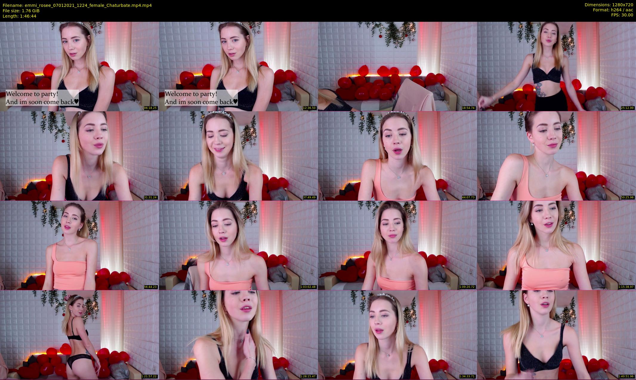 emmi_rosee — 107 minute Chaturbate female cam show recording, 720p, Jan 7, 2021