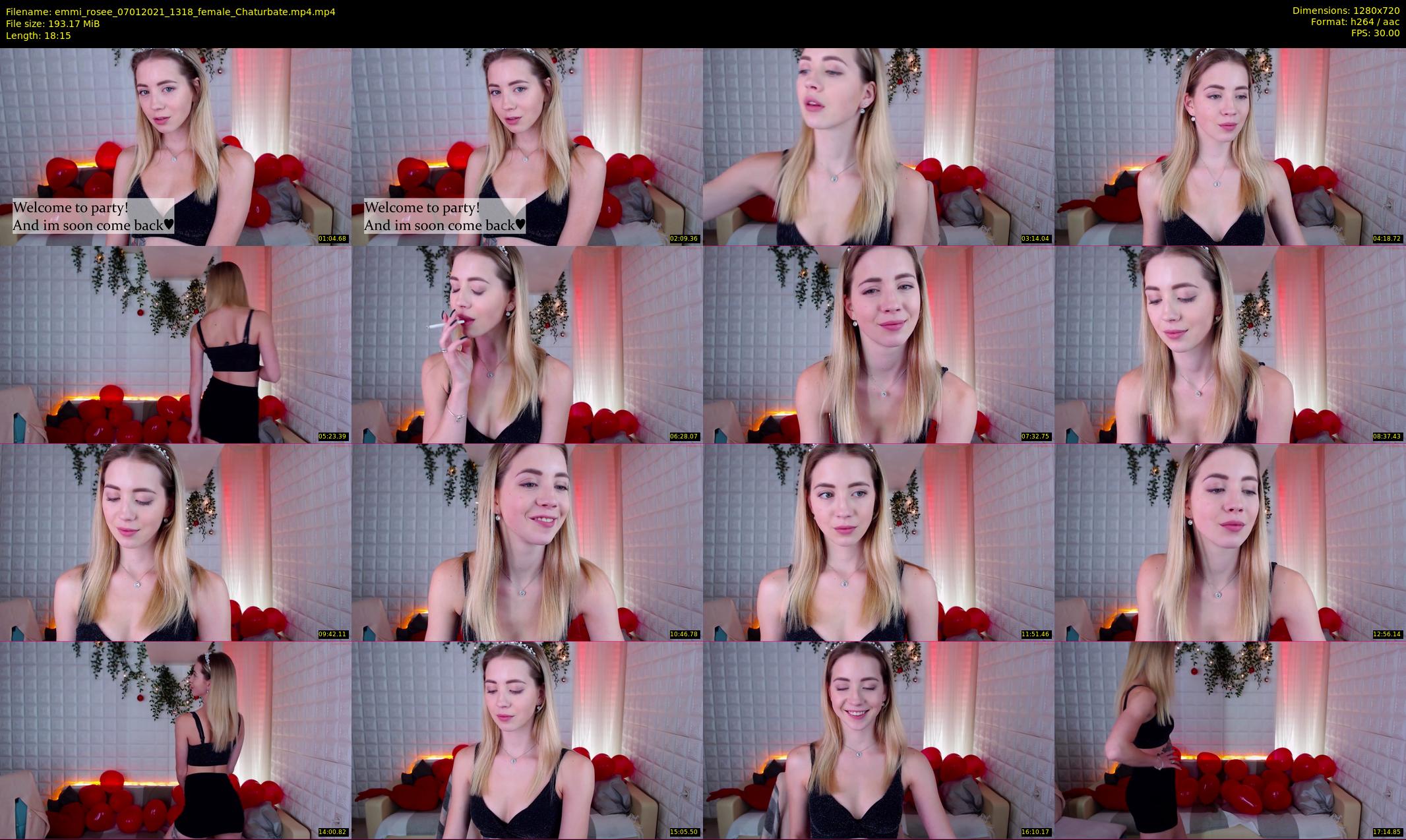 emmi_rosee — 19 minute Chaturbate female cam show recording, 720p, Jan 7, 2021