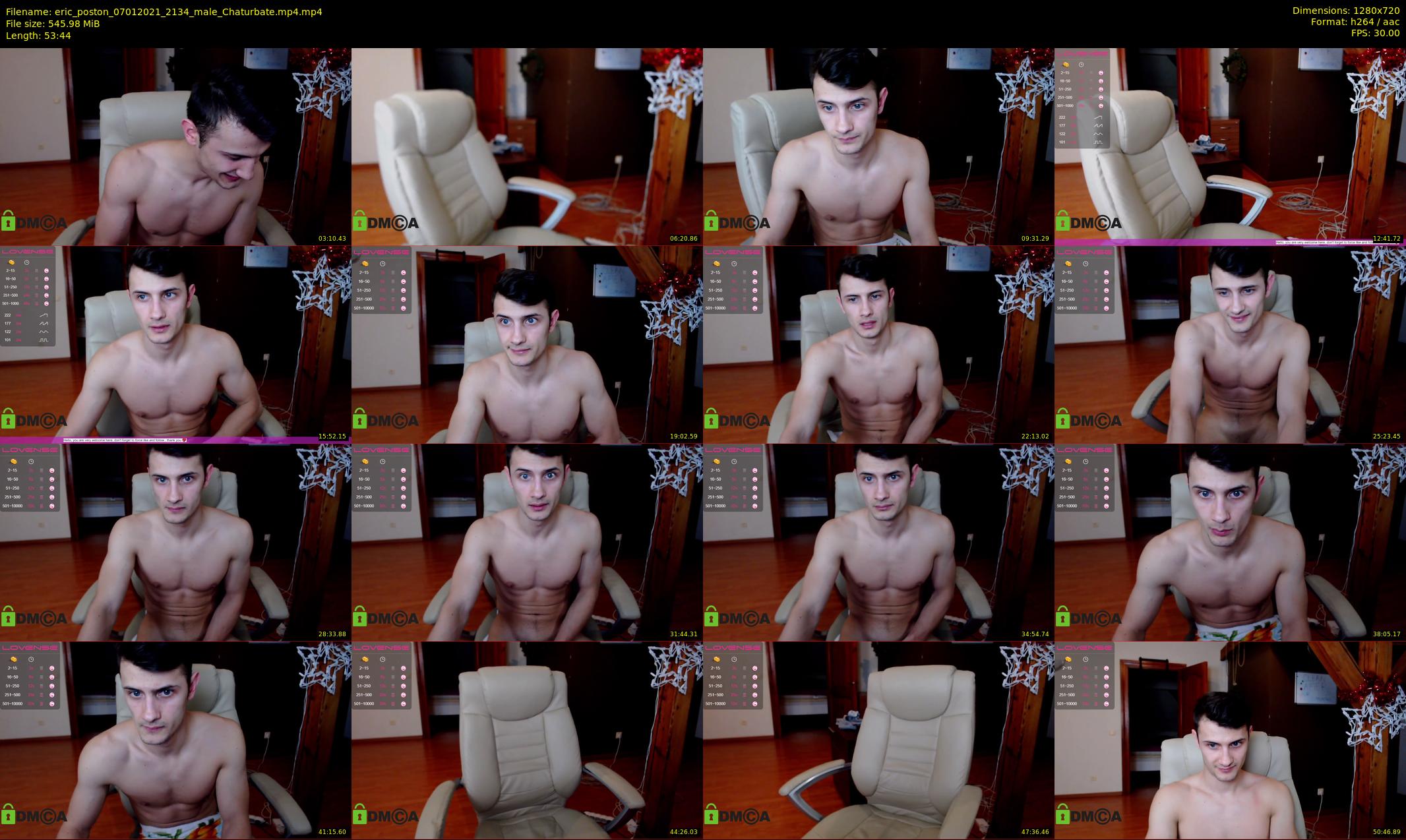 eric_poston — 54 minute Chaturbate male cam show recording, 720p, Jan 7, 2021