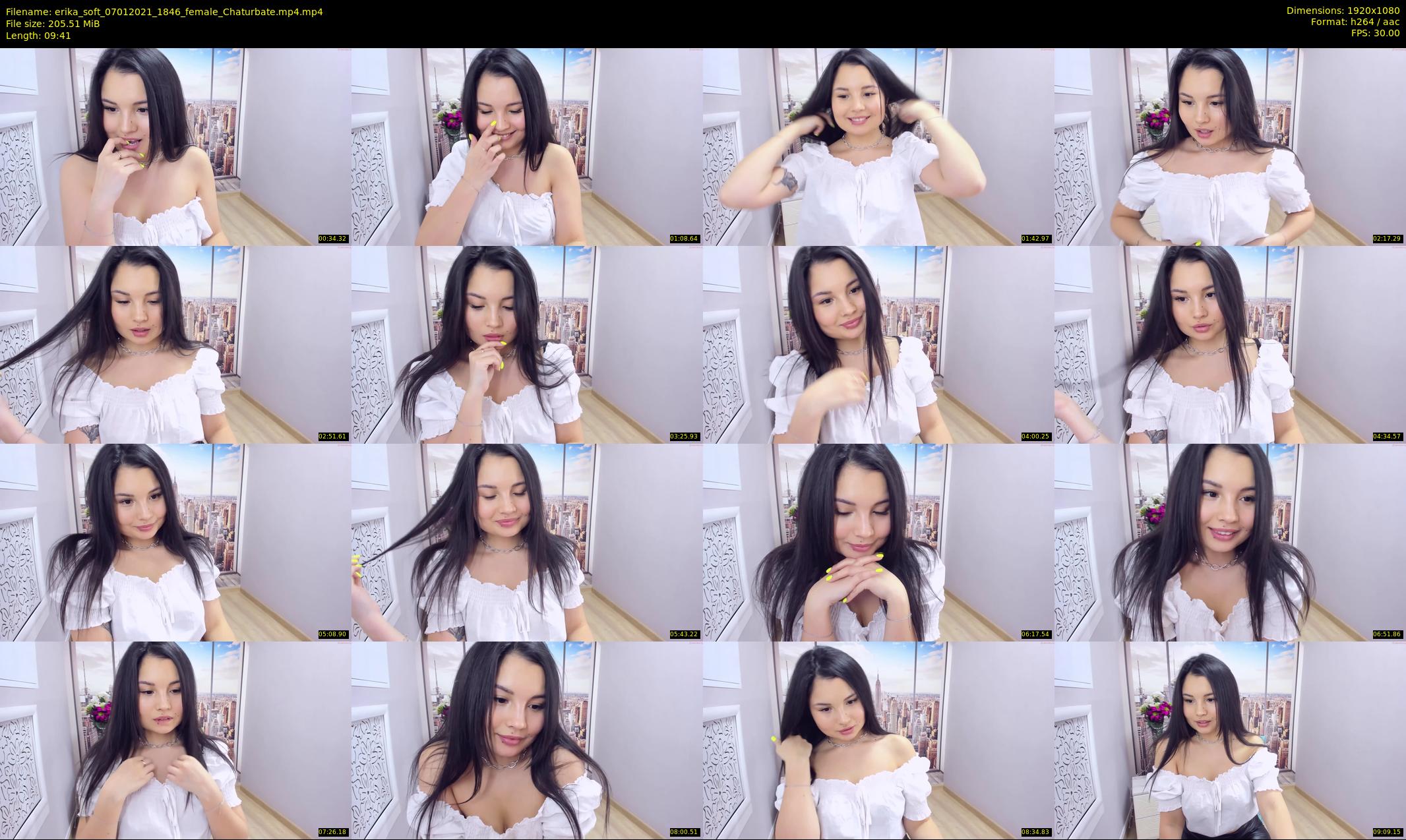 erika_soft — 10 minute Chaturbate female cam show recording, 1080p, Jan 7, 2021