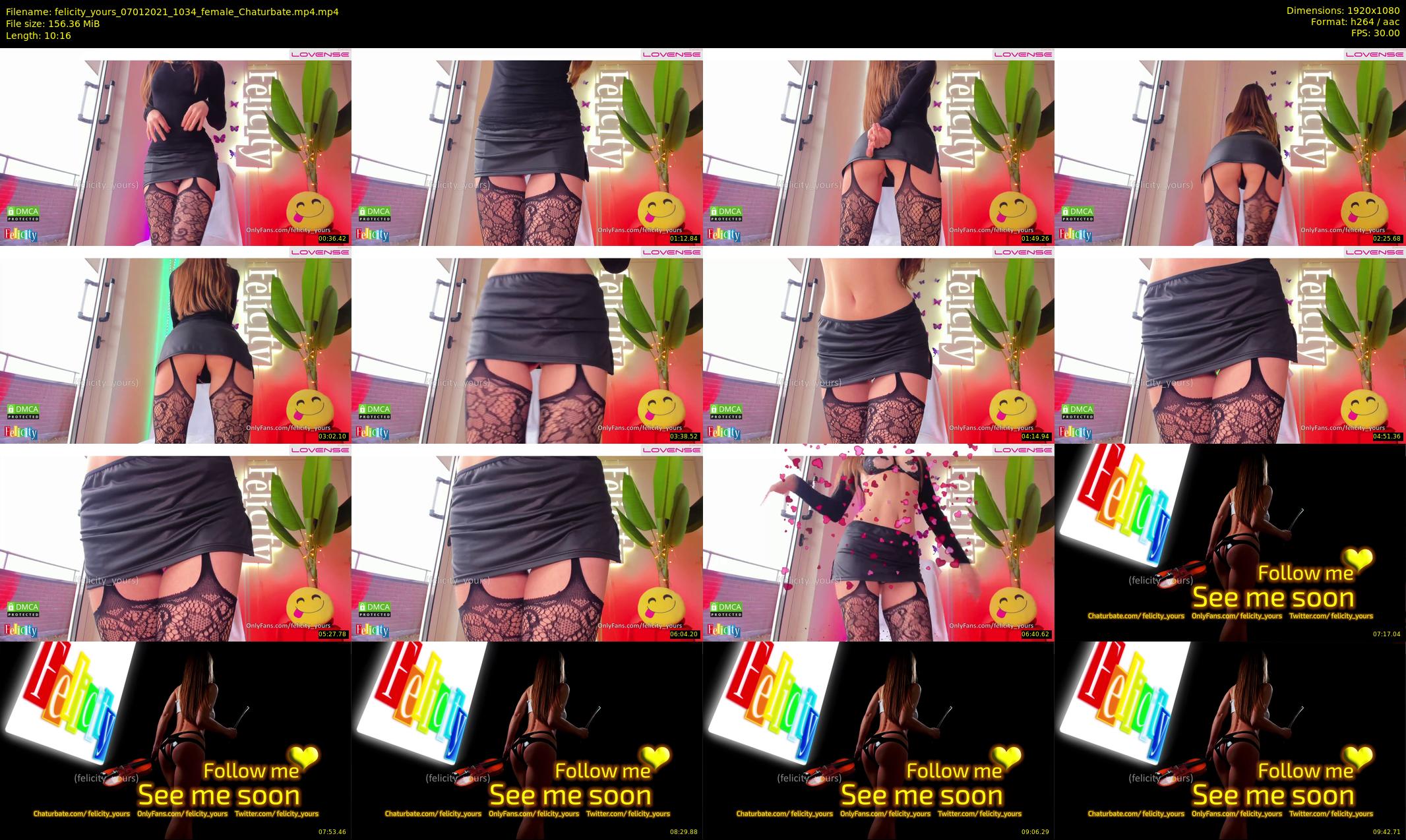 felicity_yours — 11 minute Chaturbate female cam show recording, 1080p, Jan 7, 2021