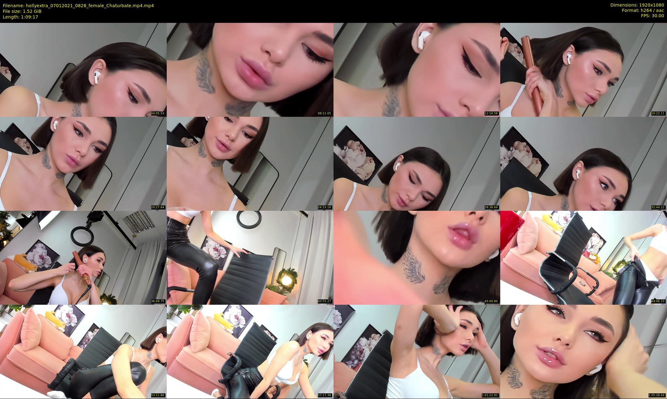 hollyextra — 70 minute Chaturbate female cam show recording, 1080p, Jan 7, 2021