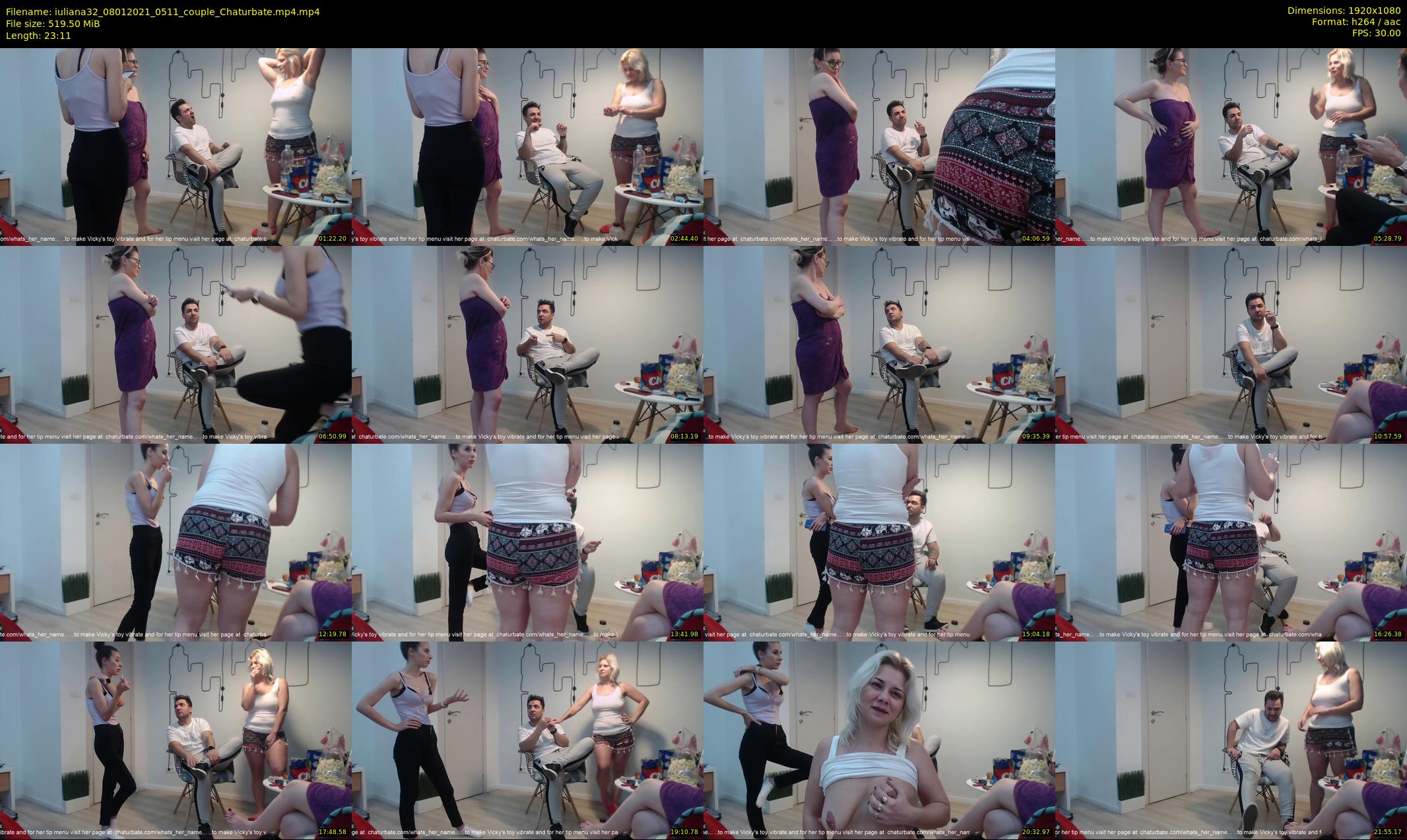 iuliana32 — 24 minute Chaturbate couple cam show recording, 1080p, Jan 8, 2021