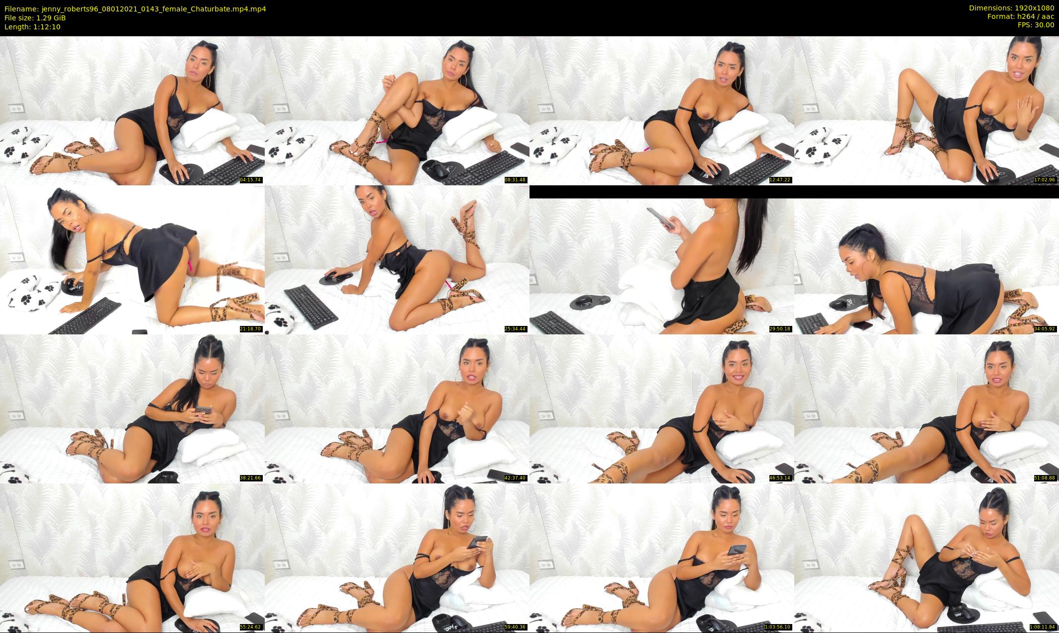 jenny_roberts96 — 73 minute Chaturbate female cam show recording, 1080p, Jan 8, 2021
