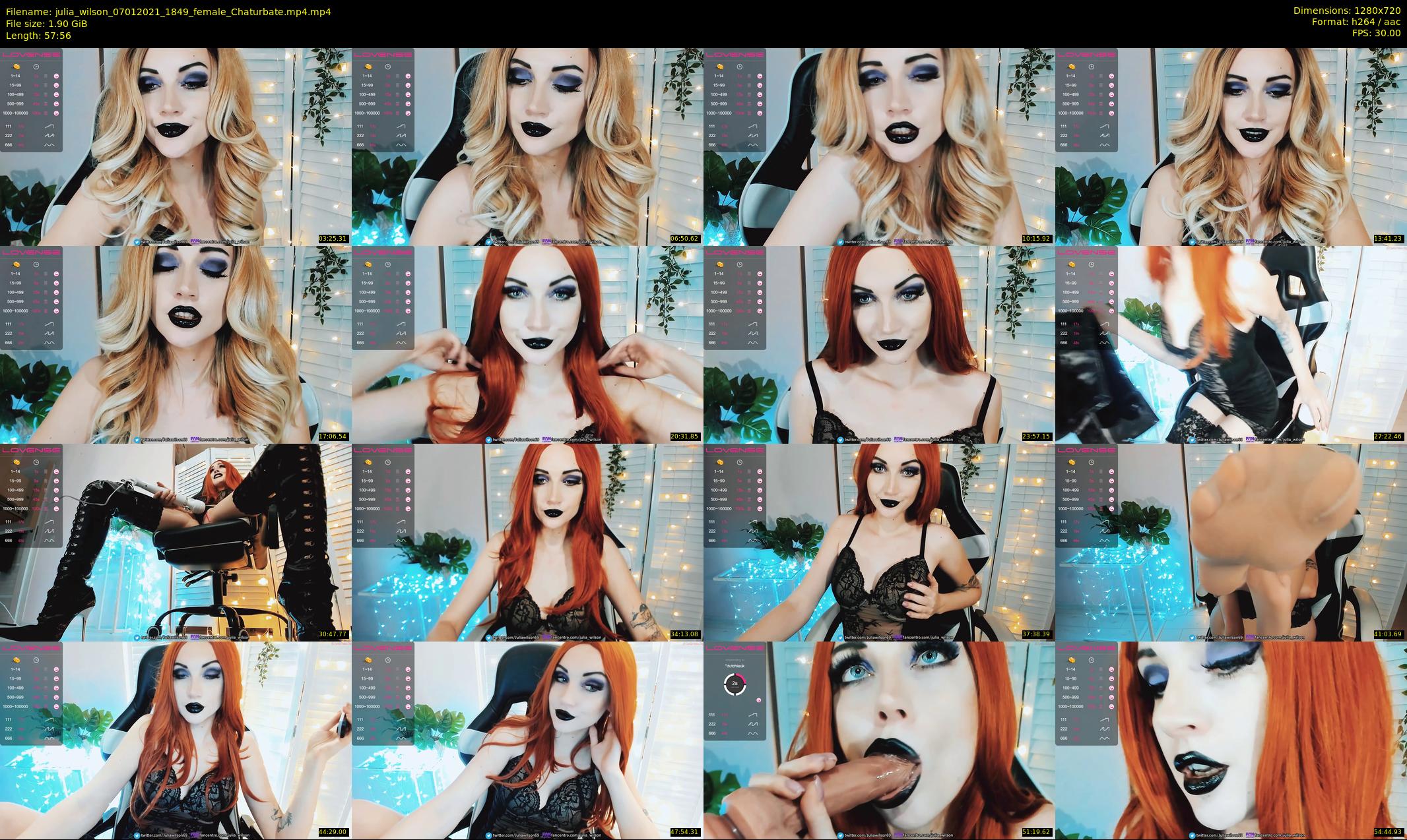 julia_wilson — 58 minute Chaturbate female cam show recording, 720p, Jan 7, 2021