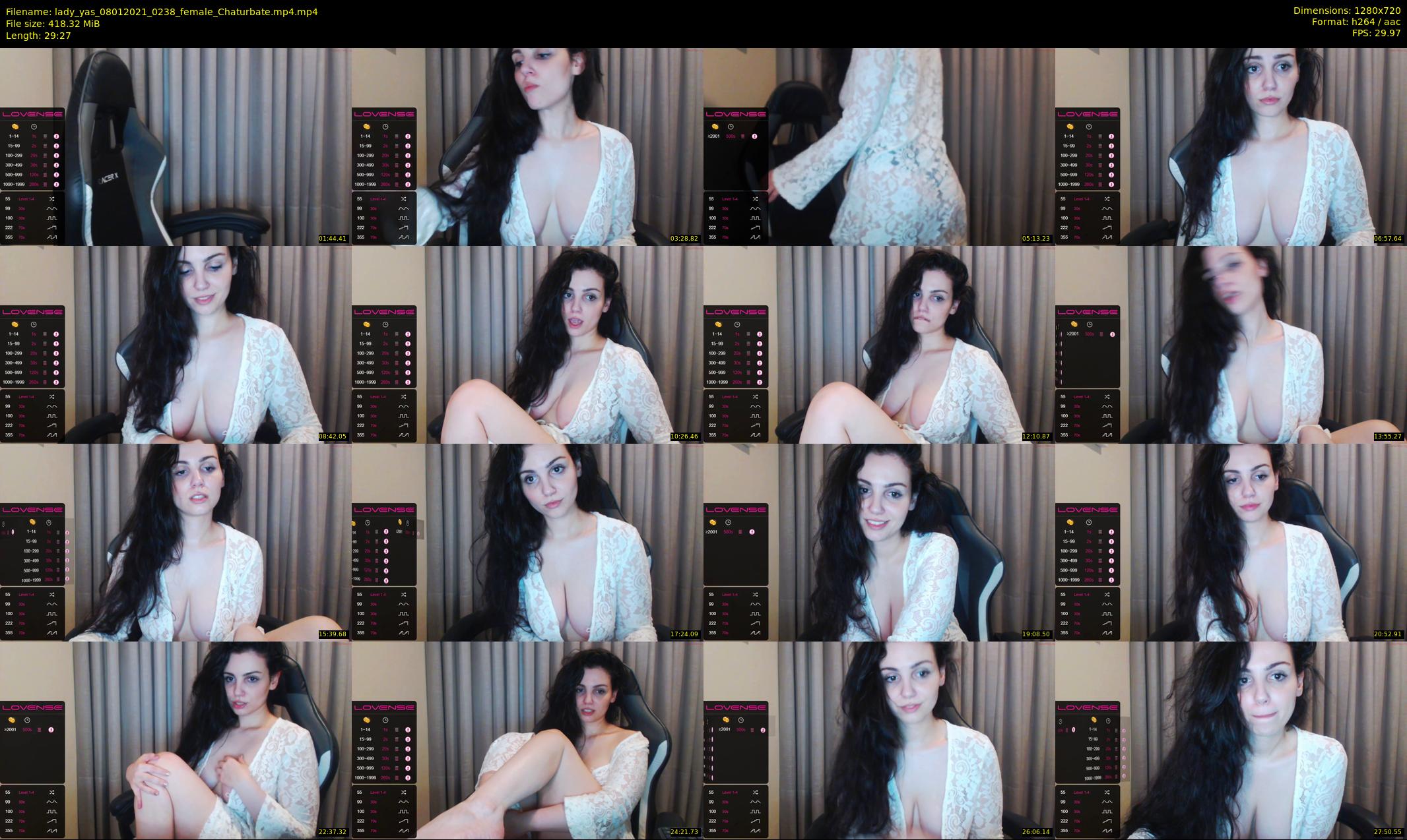 lady_yas — 30 minute Chaturbate female cam show recording, 720p, Jan 8, 2021