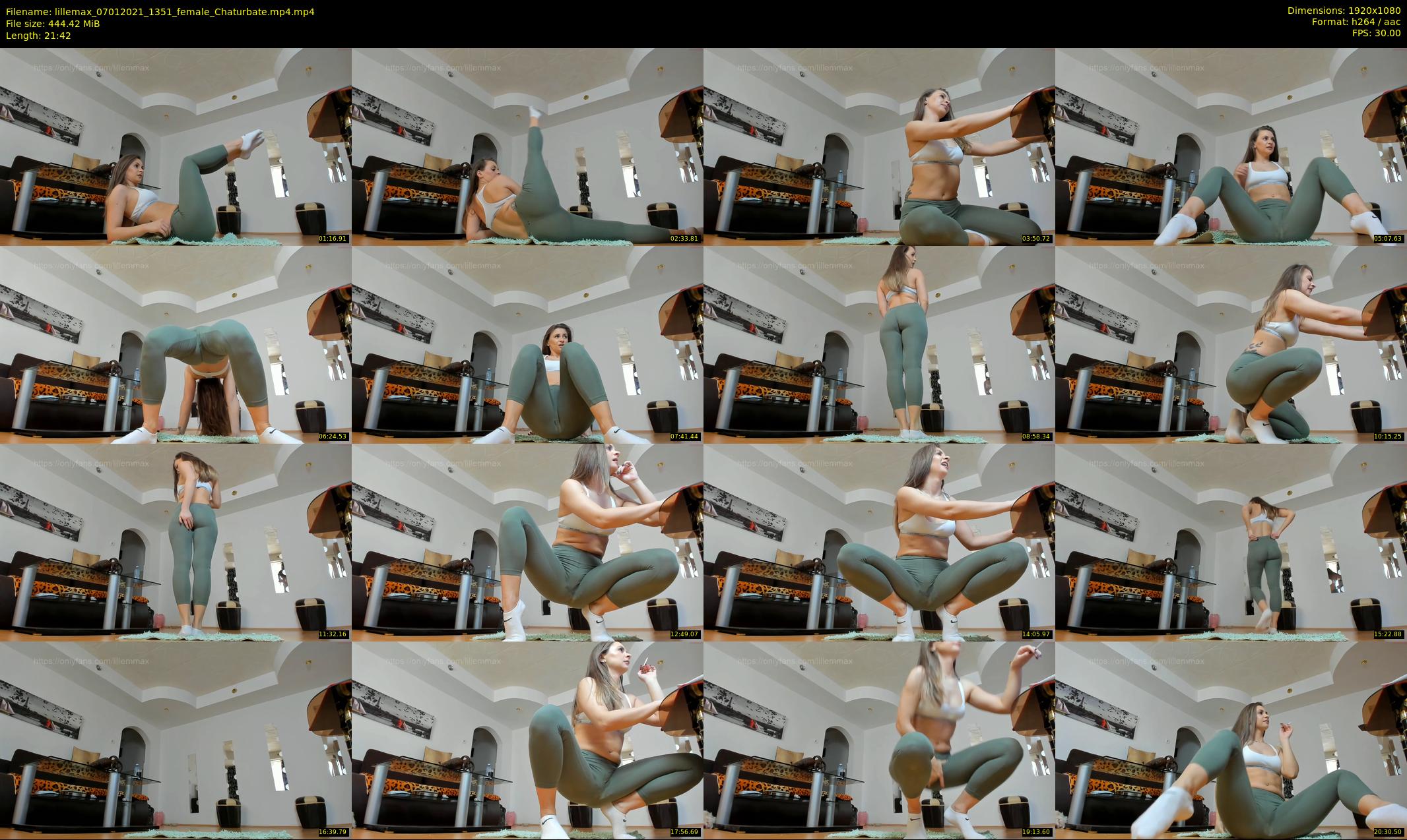 lillemax — 22 minute Chaturbate female cam show recording, 1080p, Jan 7, 2021