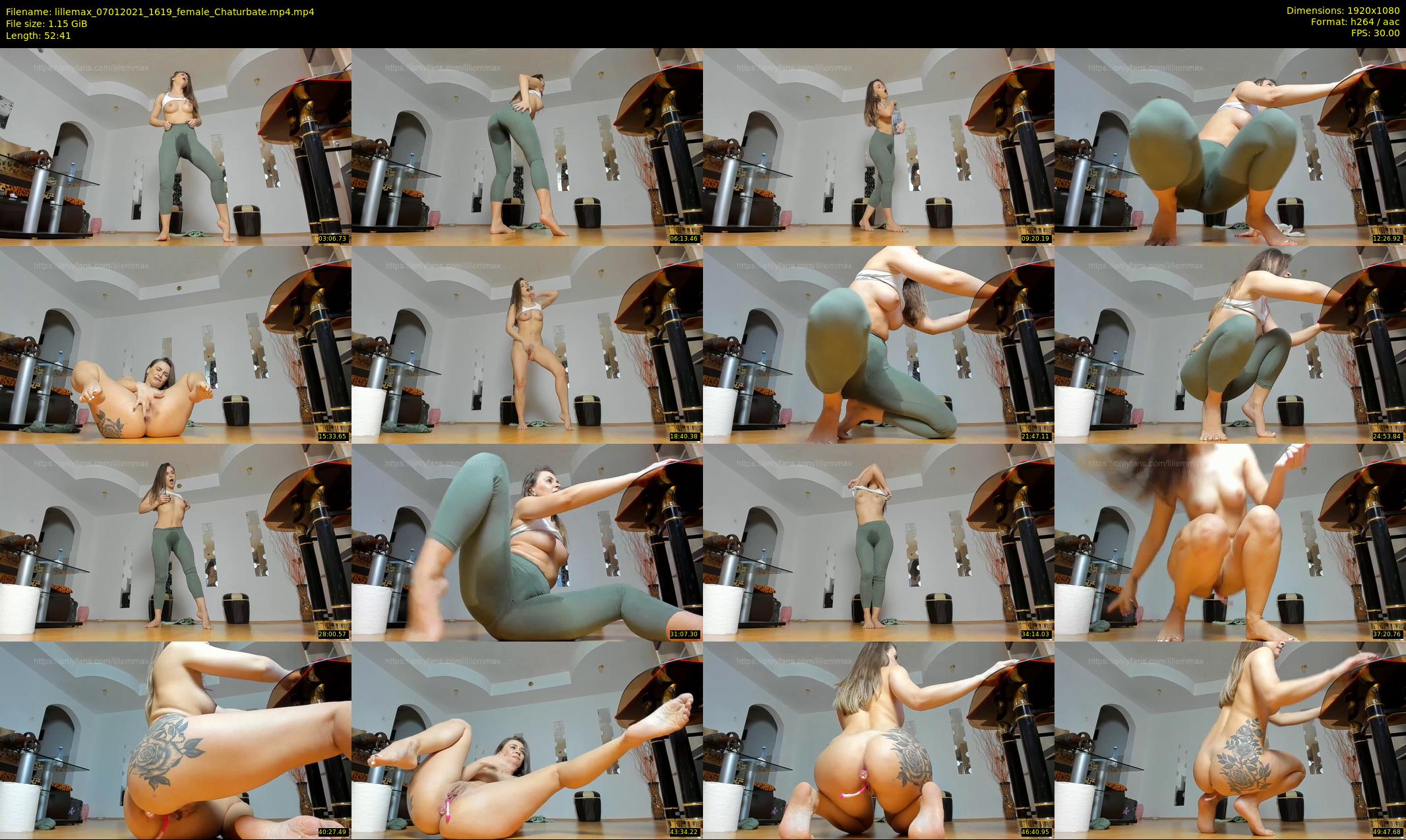 lillemax — 53 minute Chaturbate female cam show recording, 1080p, Jan 7, 2021