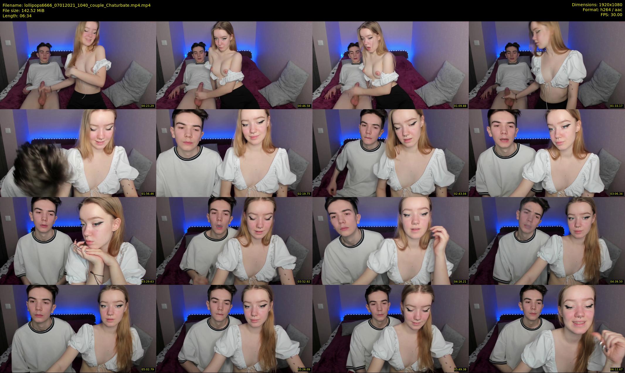 lollipops6666 — 7 minute Chaturbate couple cam show recording, 1080p, Jan 7, 2021