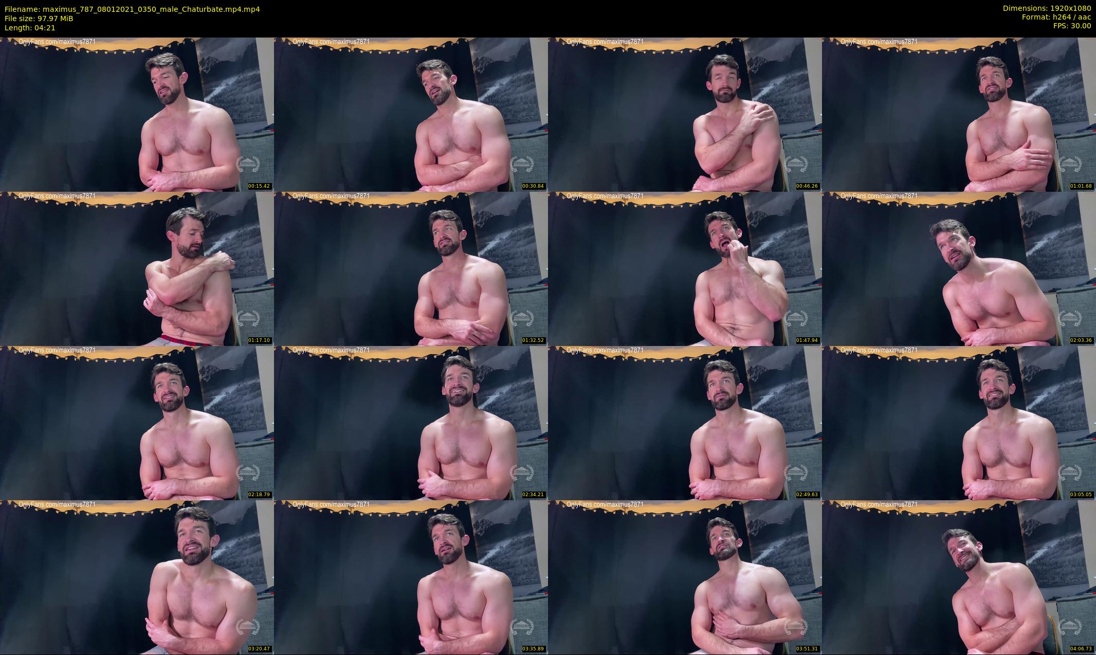 maximus_787 — 5 minute Chaturbate male cam show recording, 1080p, Jan 8, 2021