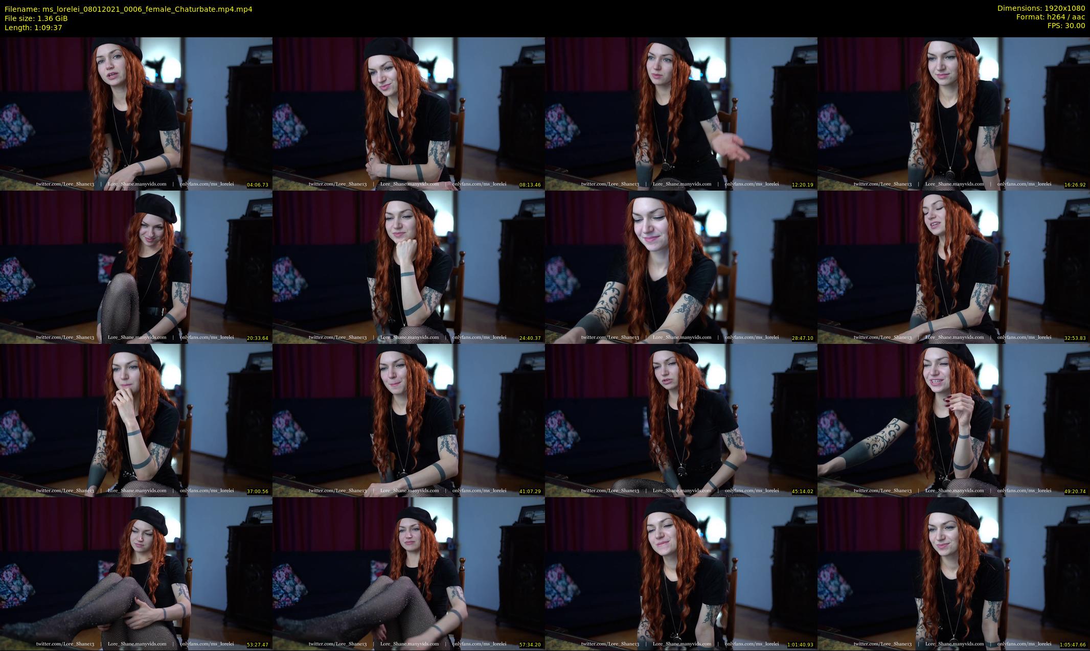 ms_lorelei — 70 minute Chaturbate female cam show recording, 1080p, Jan 8, 2021