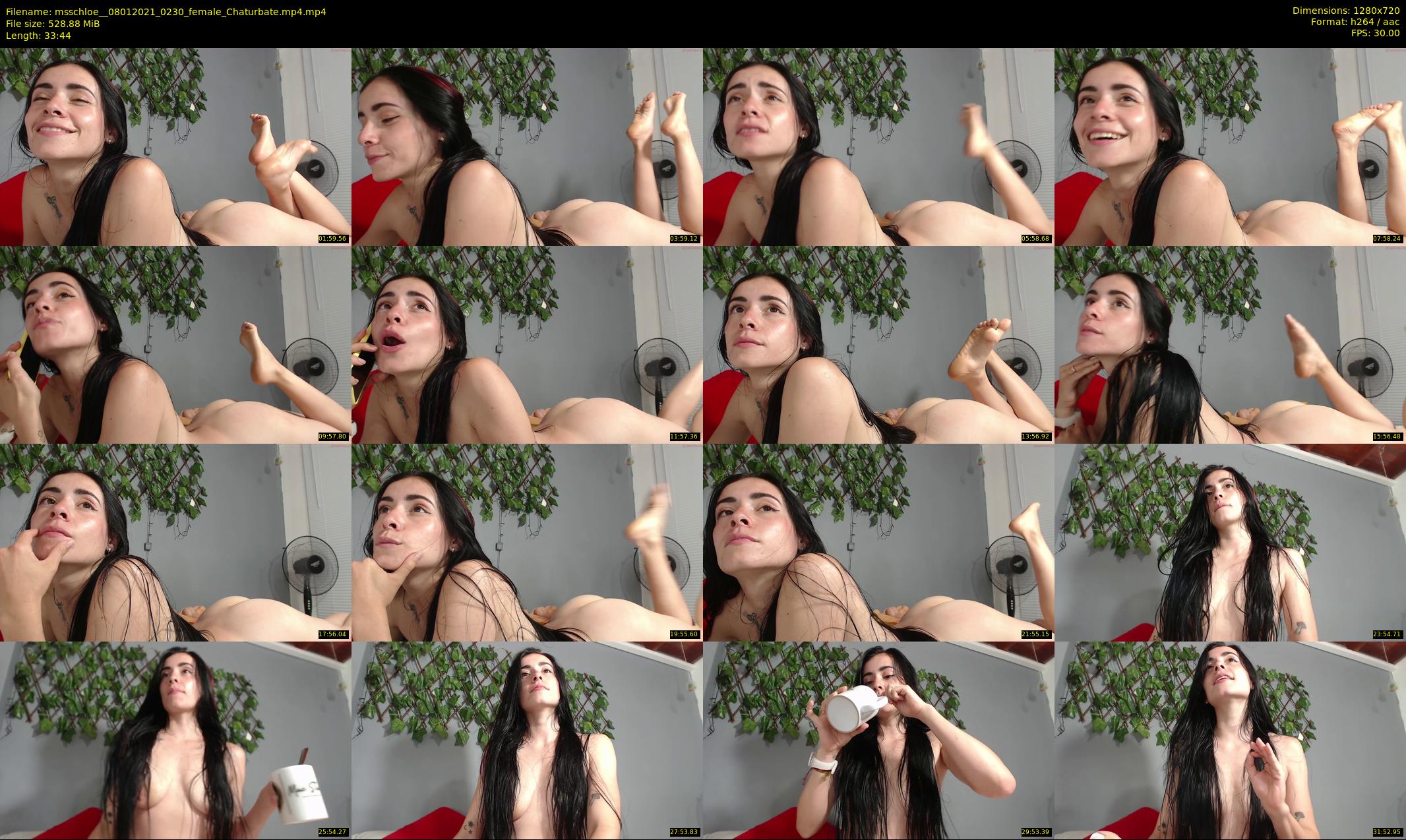msschloe_ — 34 minute Chaturbate female cam show recording, 720p, Jan 8, 2021