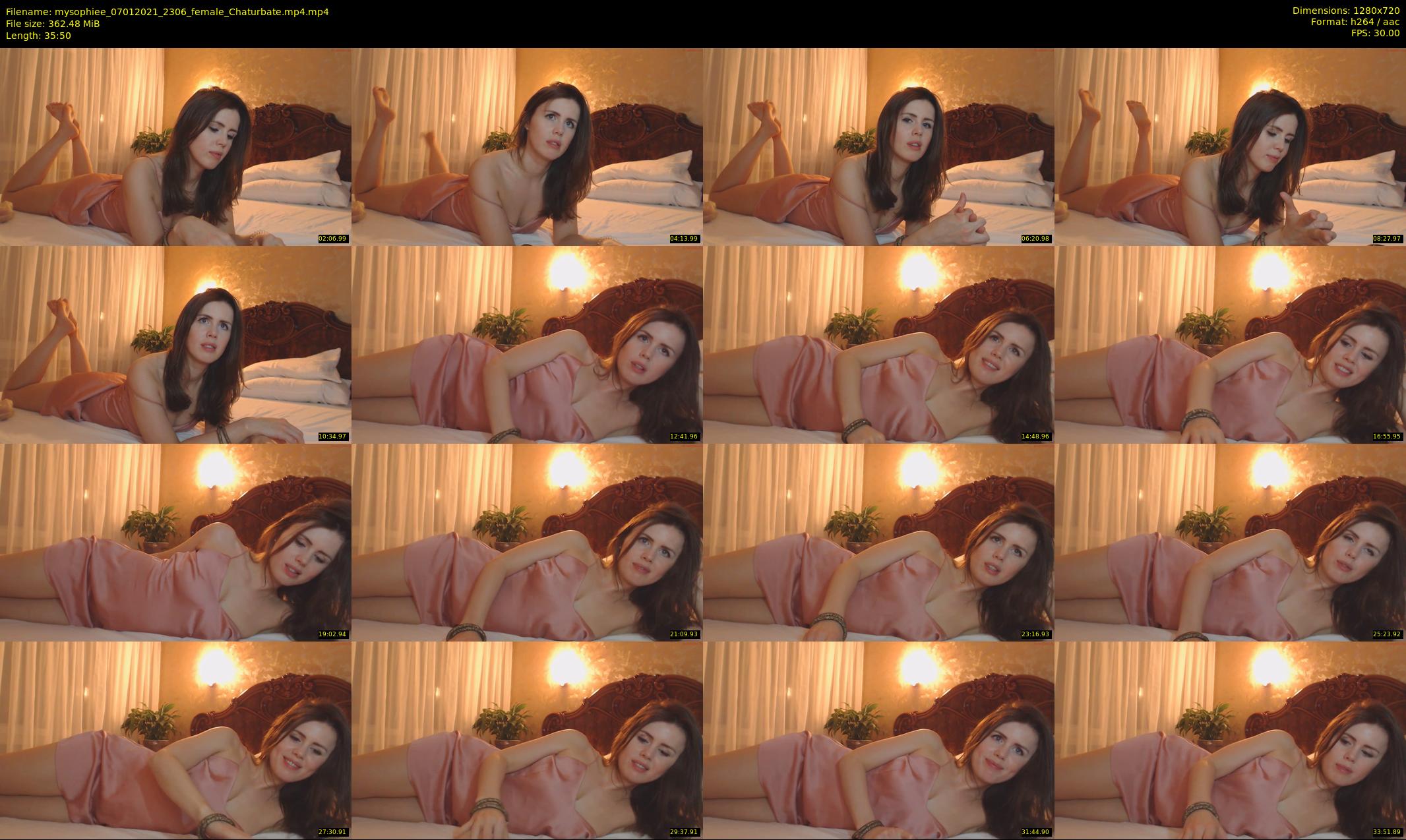 mysophiee — 36 minute Chaturbate female cam show recording, 720p, Jan 7, 2021