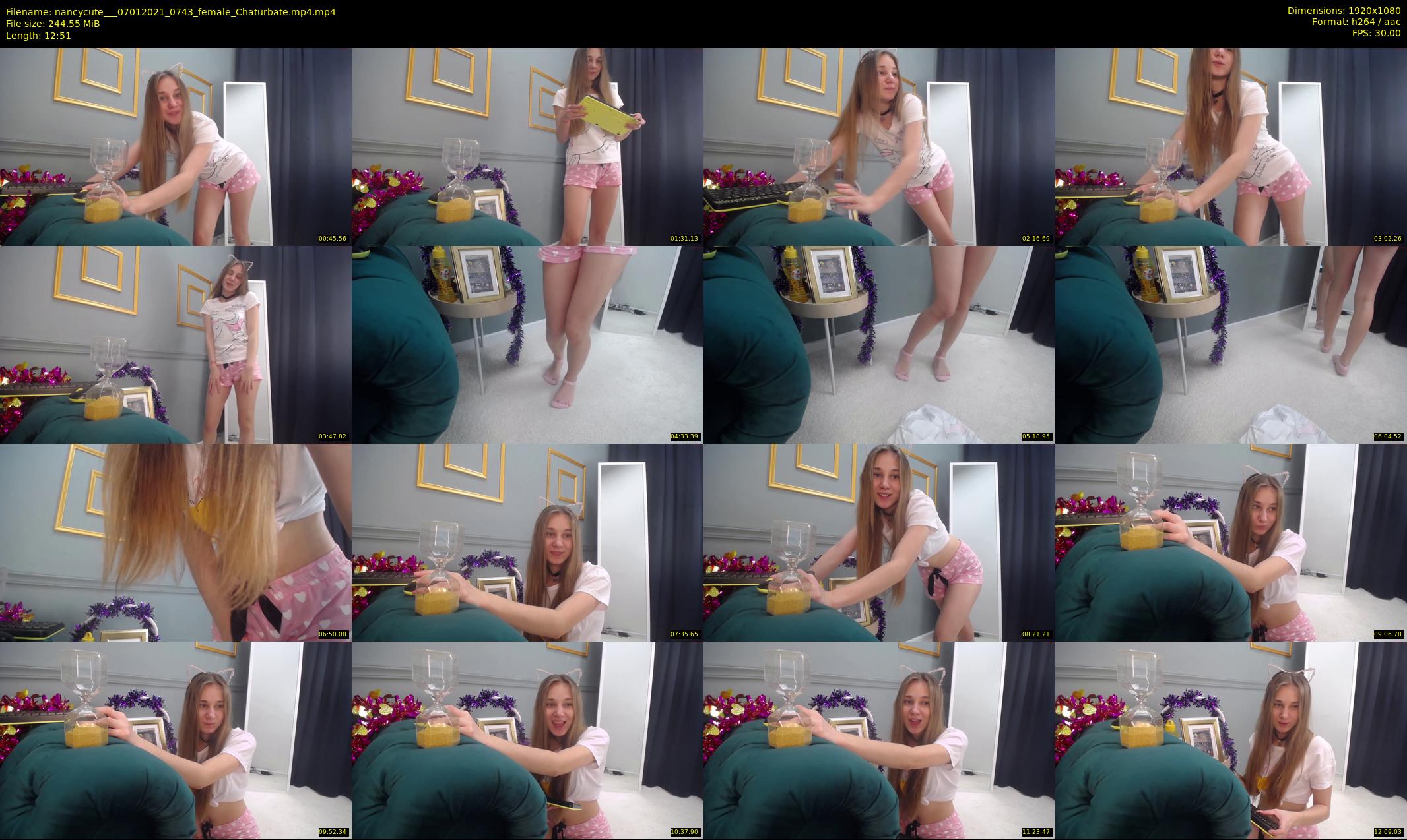 nancycute__ — 13 minute Chaturbate female cam show recording, 1080p, Jan 7, 2021