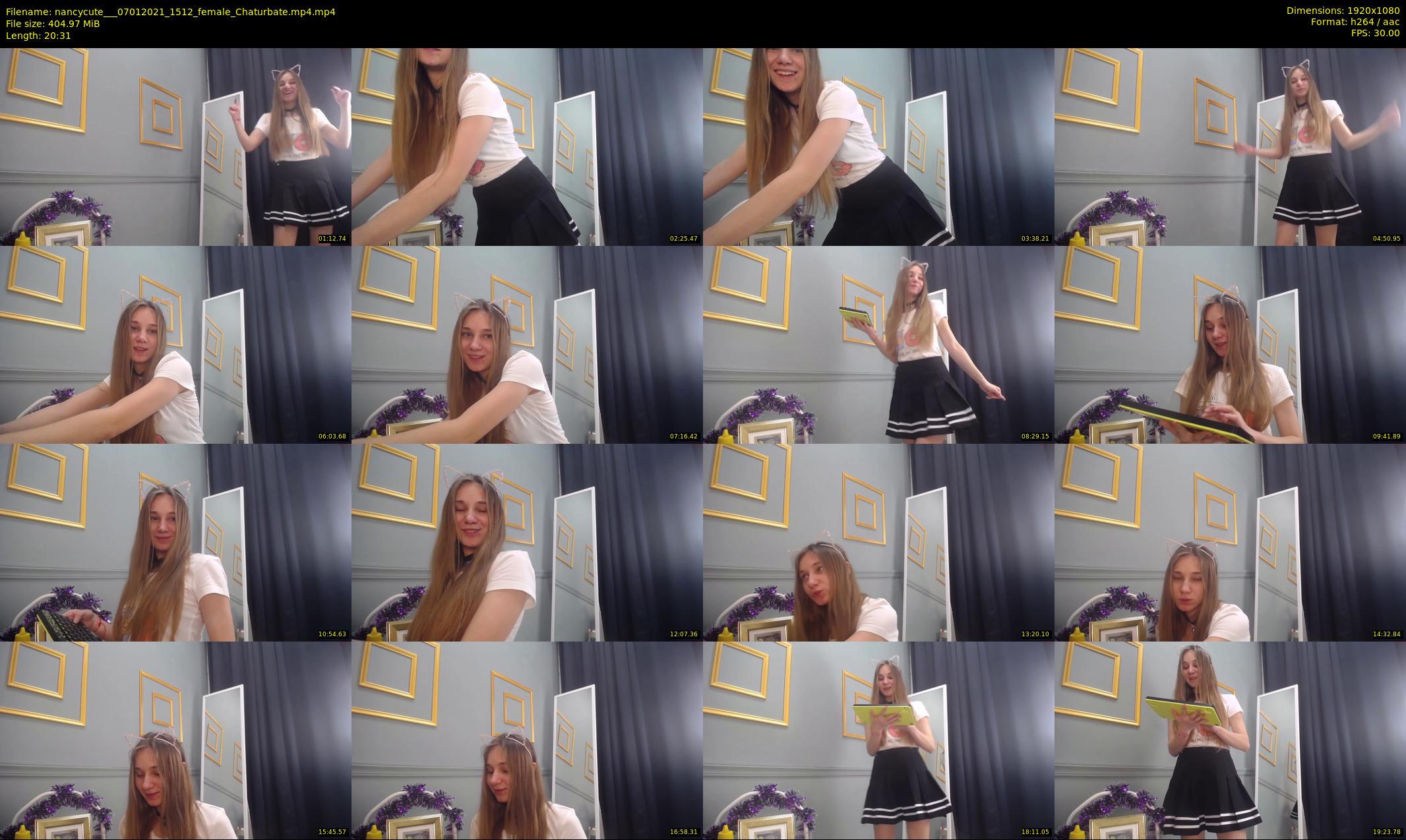 nancycute__ — 21 minute Chaturbate female cam show recording, 1080p, Jan 7, 2021