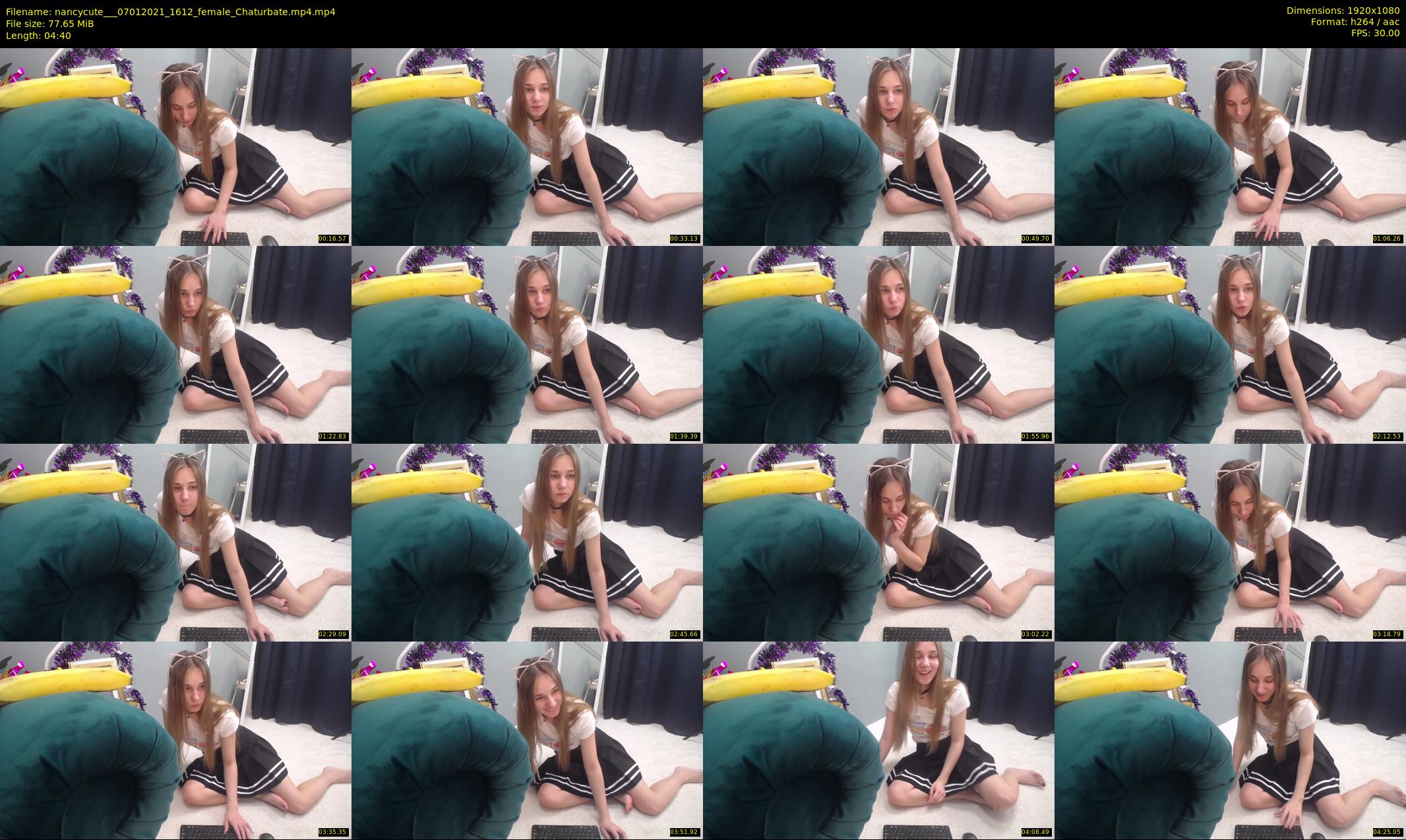 nancycute__ — 5 minute Chaturbate female cam show recording, 1080p, Jan 7, 2021
