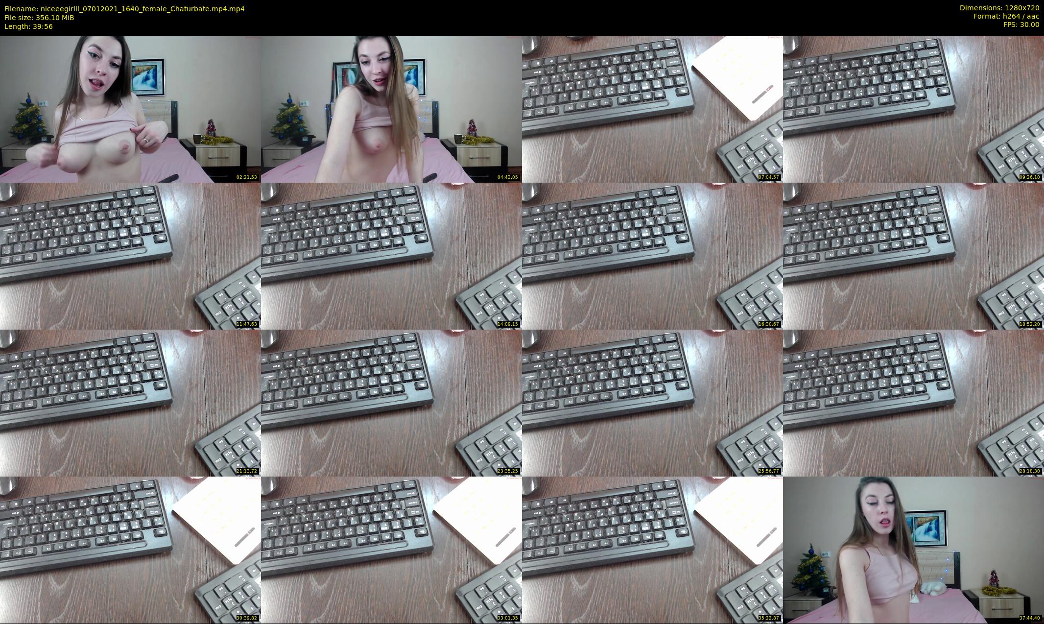 niceeegirlll — 40 minute Chaturbate couple cam show recording, 720p, Jan 7, 2021