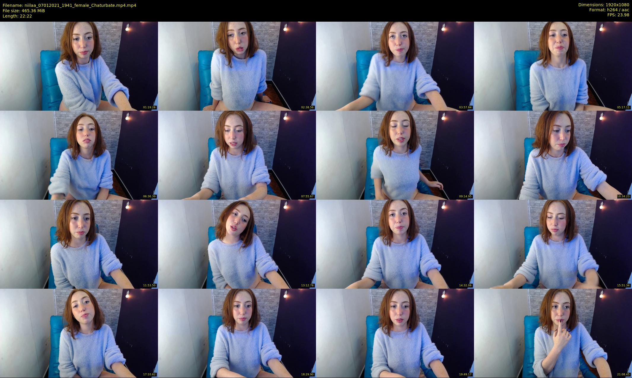 niilaa — 23 minute Chaturbate female cam show recording, 1080p, Jan 7, 2021