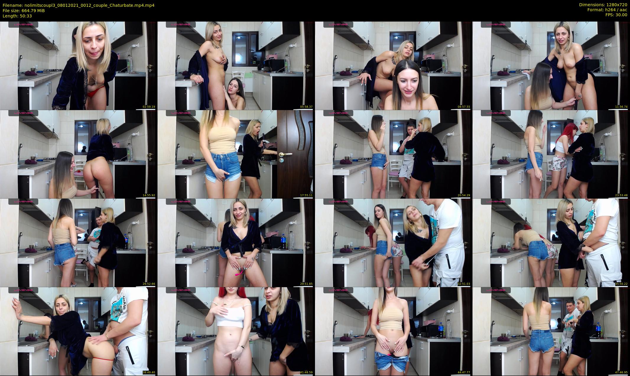 nolimitscoupl3 — 51 minute Chaturbate couple cam show recording, 720p, Jan 8, 2021