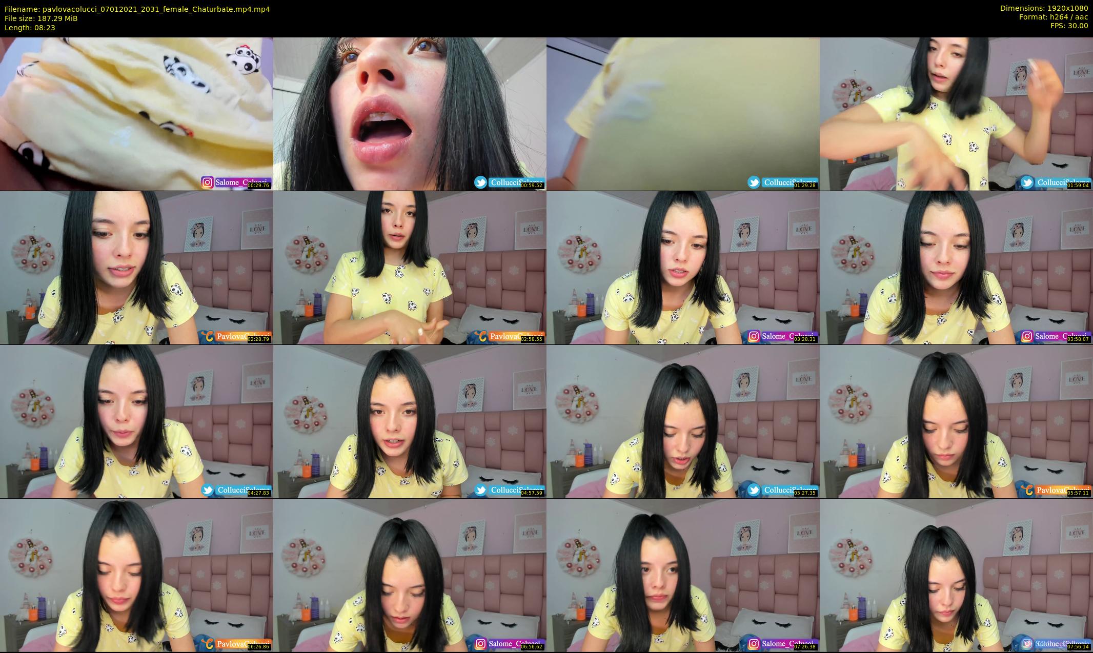 pavlovacolucci — 9 minute Chaturbate female cam show recording, 1080p, Jan 7, 2021