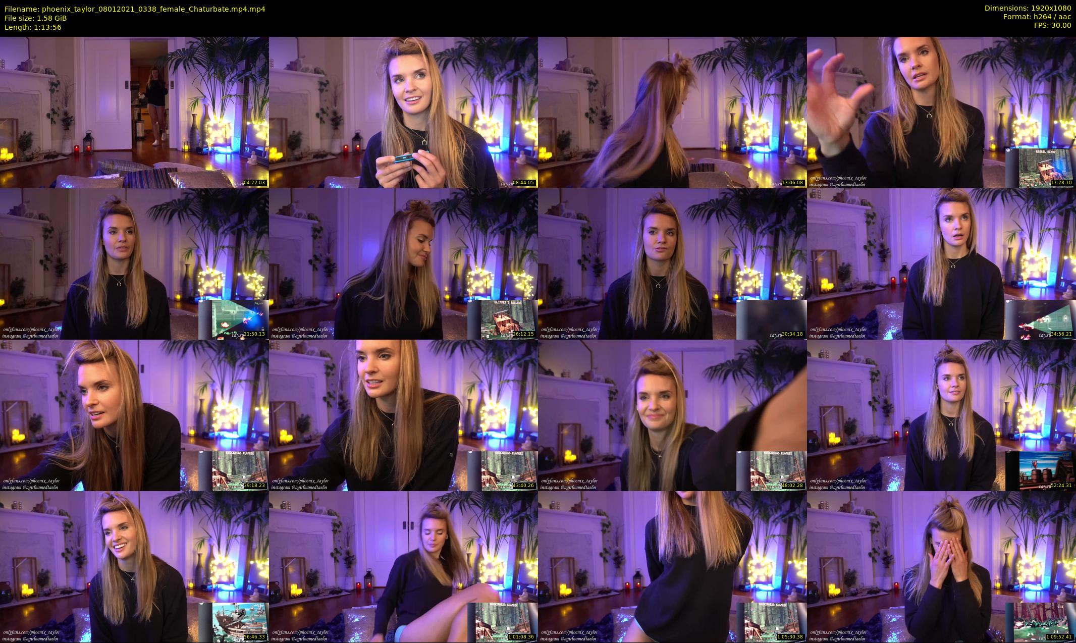 phoenix_taylor — 74 minute Chaturbate female cam show recording, 1080p, Jan 8, 2021