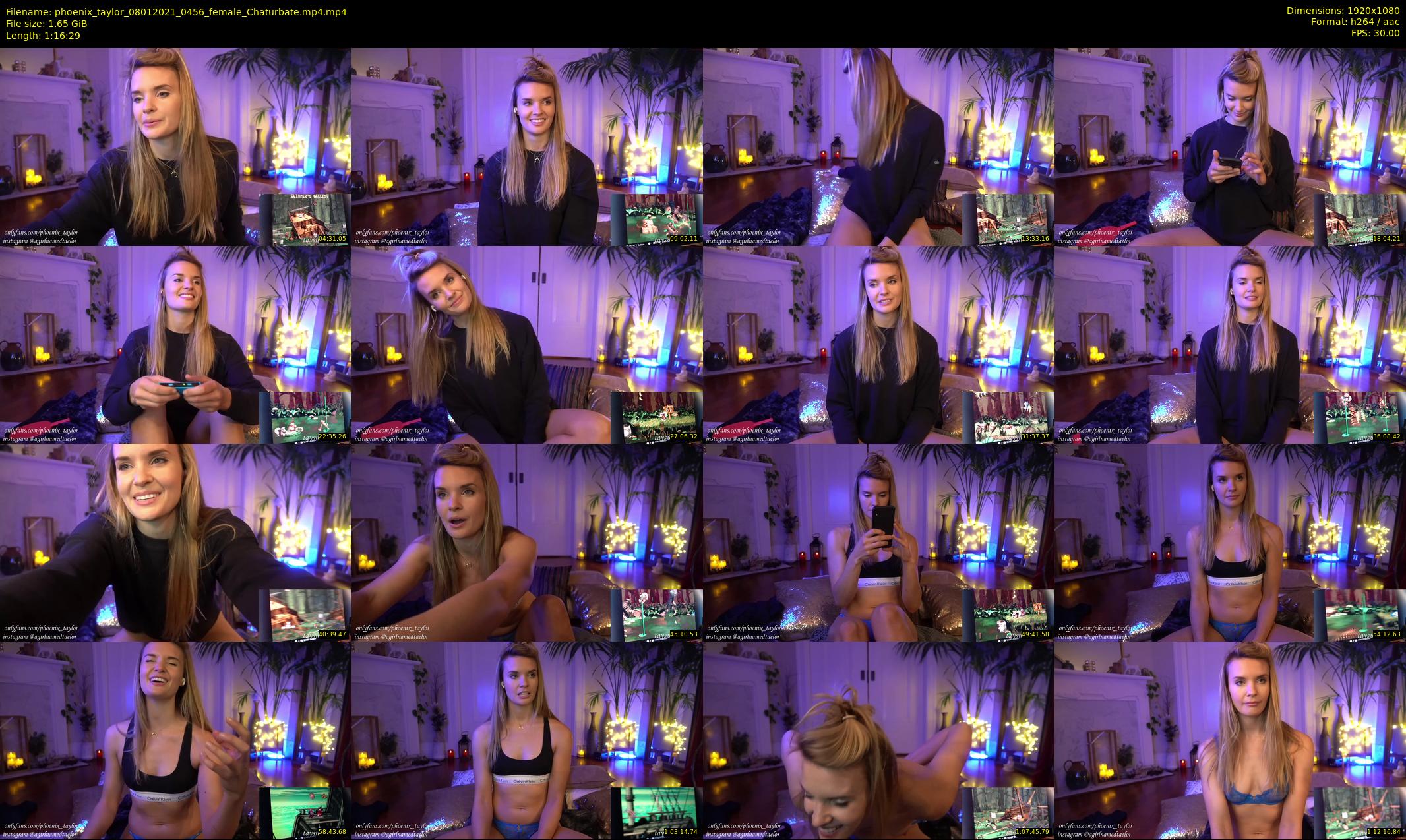 phoenix_taylor — 77 minute Chaturbate female cam show recording, 1080p, Jan 8, 2021