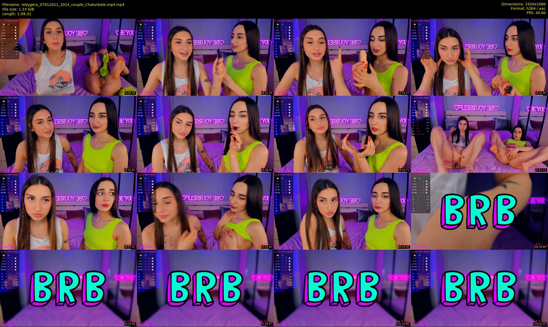 rebygera — 70 minute Chaturbate couple cam show recording, 1080p, Jan 7, 2021