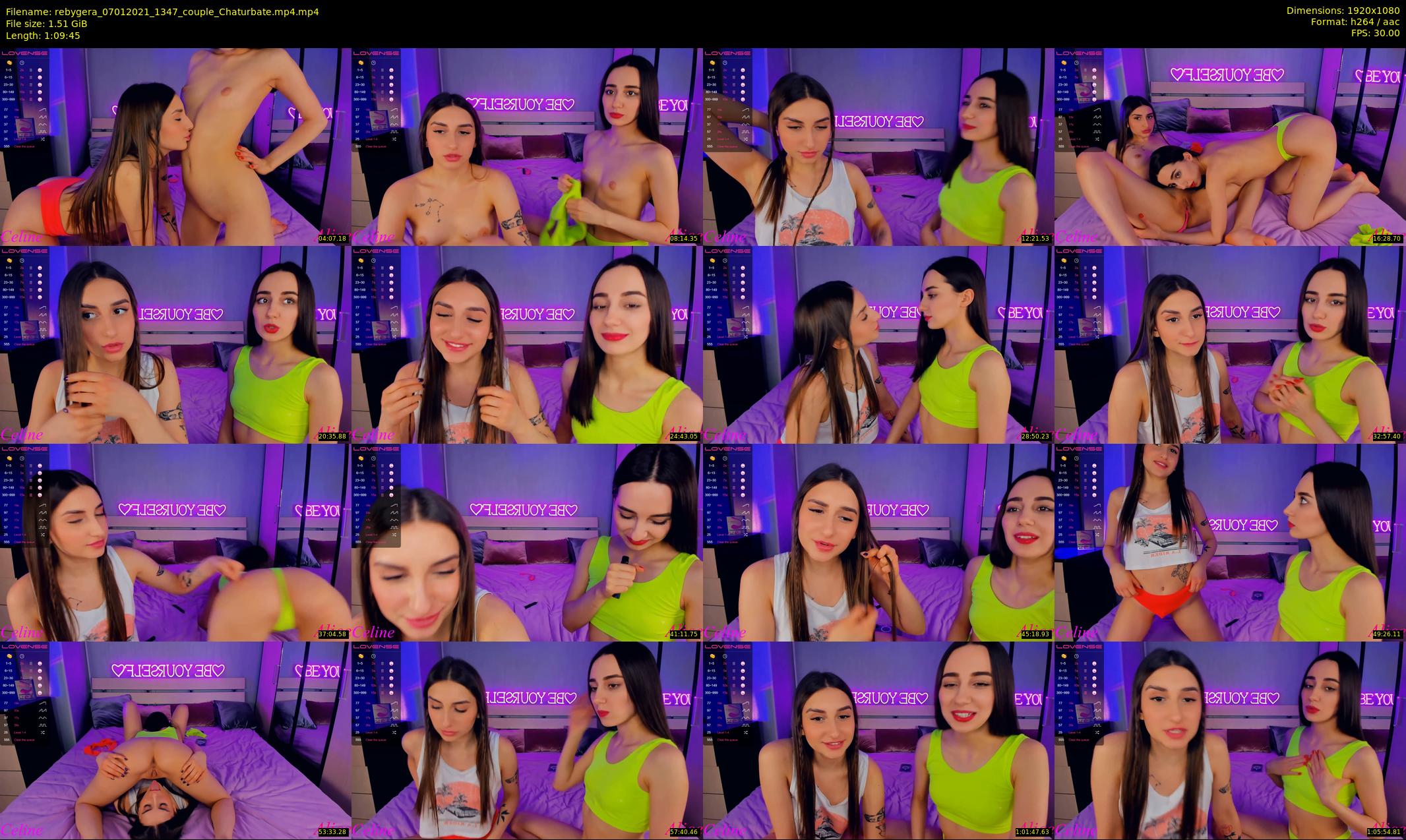 rebygera — 70 minute Chaturbate couple cam show recording, 1080p, Jan 7, 2021