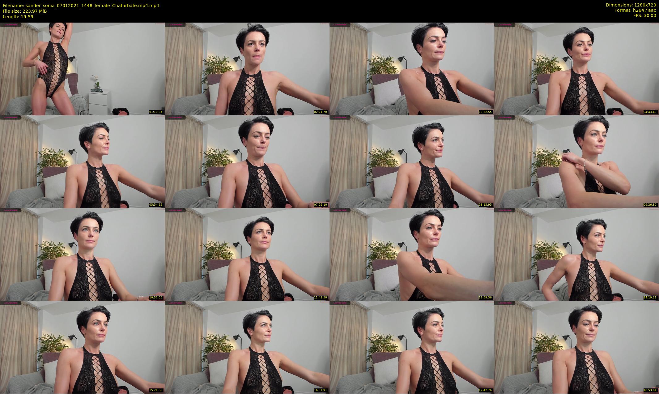 sander_sonia — 20 minute Chaturbate female cam show recording, 720p, Jan 7, 2021