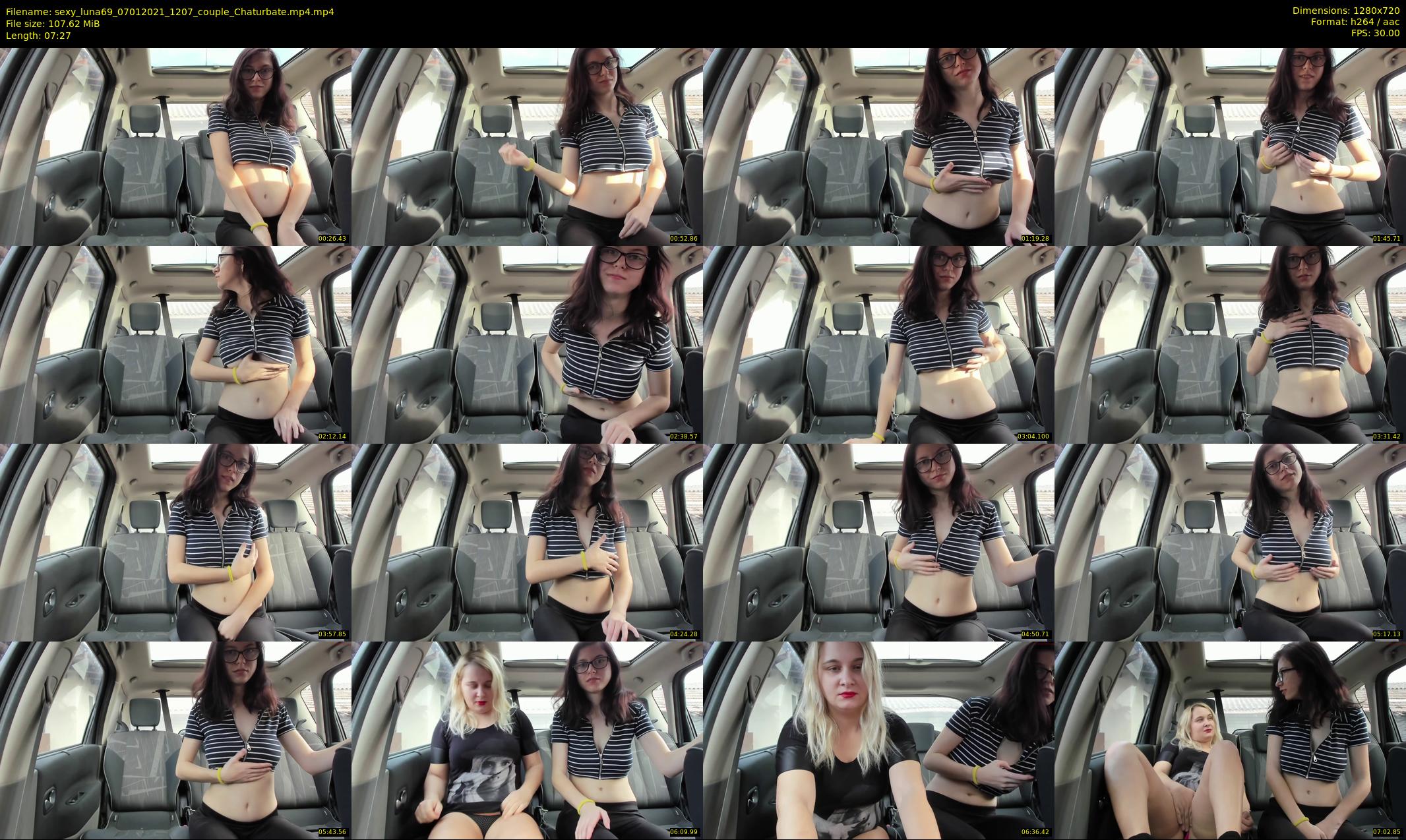 sexy_luna69 — 8 minute Chaturbate couple cam show recording, 720p, Jan 7, 2021