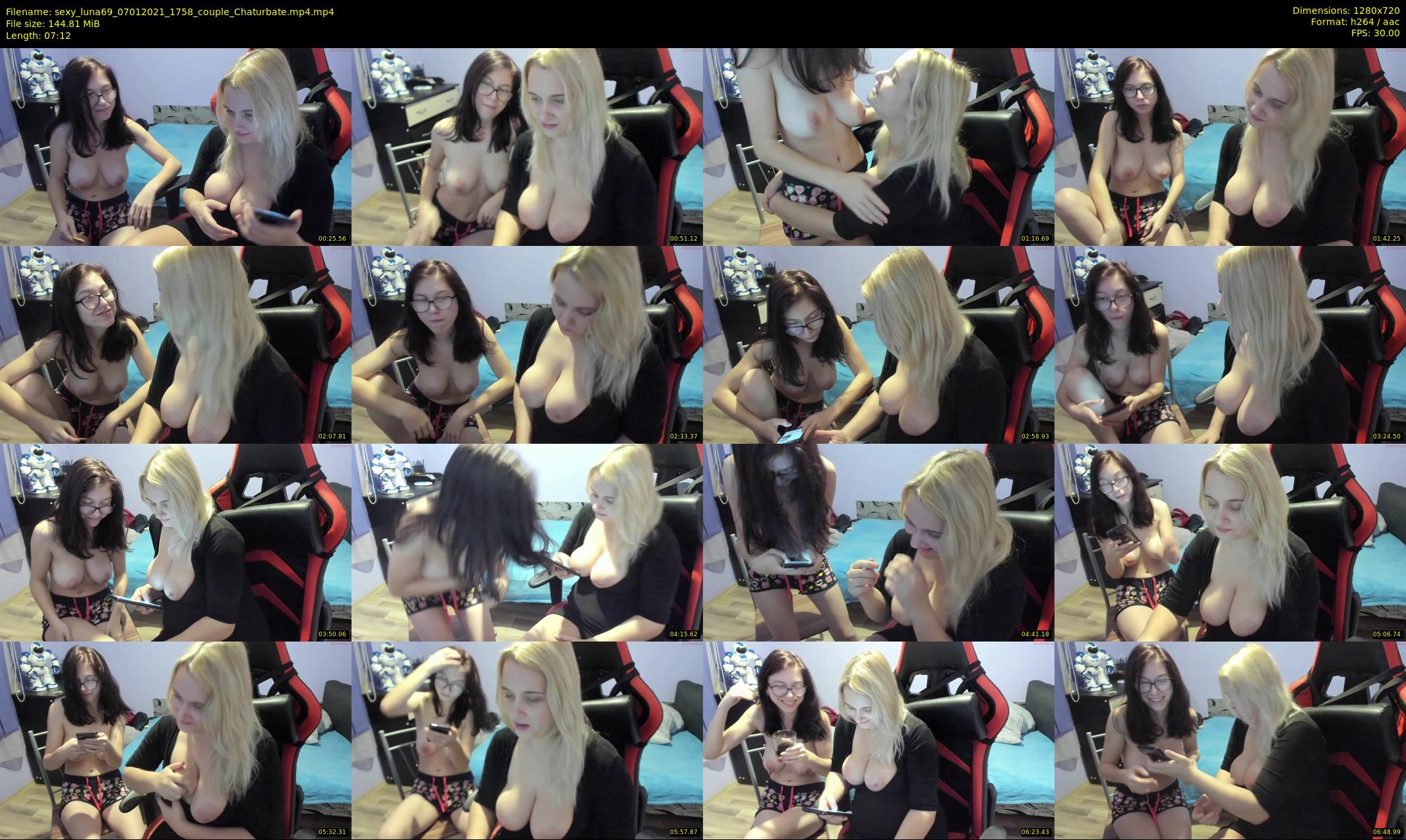 sexy_luna69 — 8 minute Chaturbate couple cam show recording, 720p, Jan 7, 2021