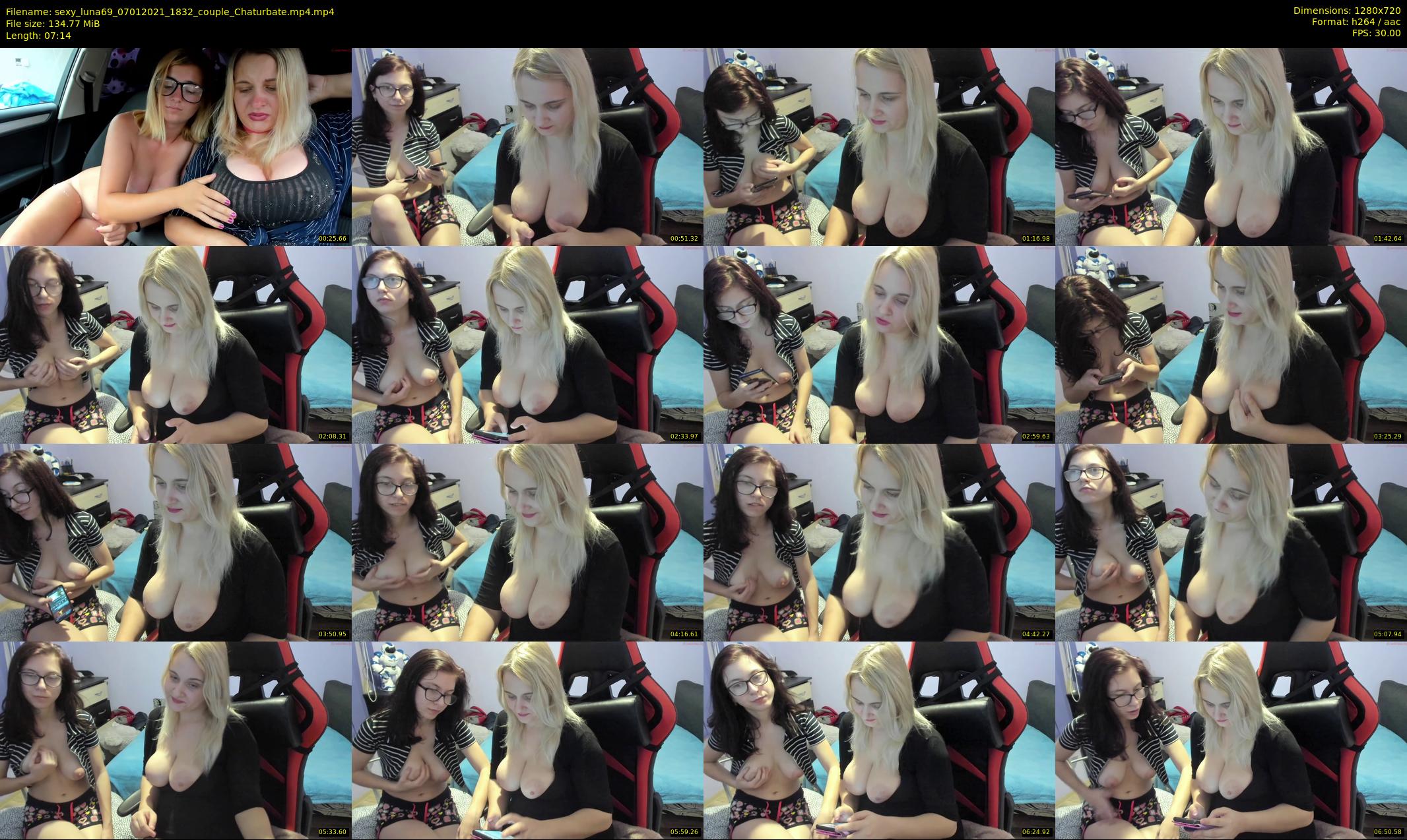 sexy_luna69 — 8 minute Chaturbate couple cam show recording, 720p, Jan 7, 2021