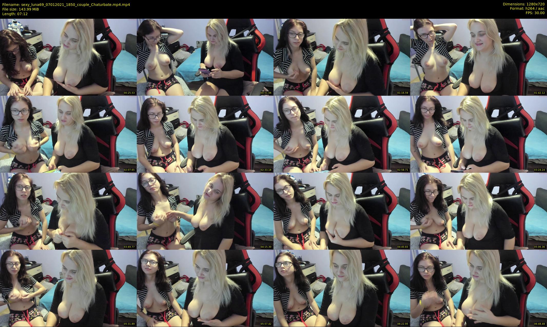 sexy_luna69 — 8 minute Chaturbate couple cam show recording, 720p, Jan 7, 2021