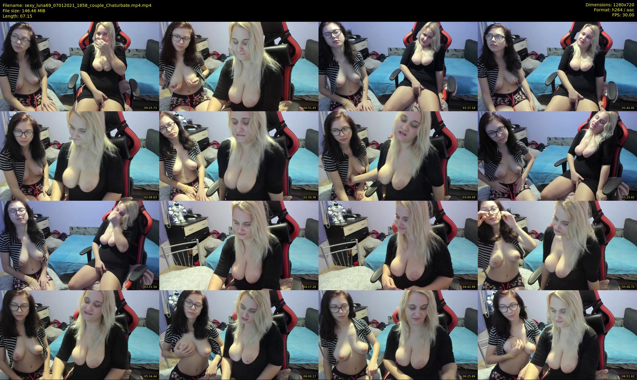 sexy_luna69 — 8 minute Chaturbate couple cam show recording, 720p, Jan 7, 2021