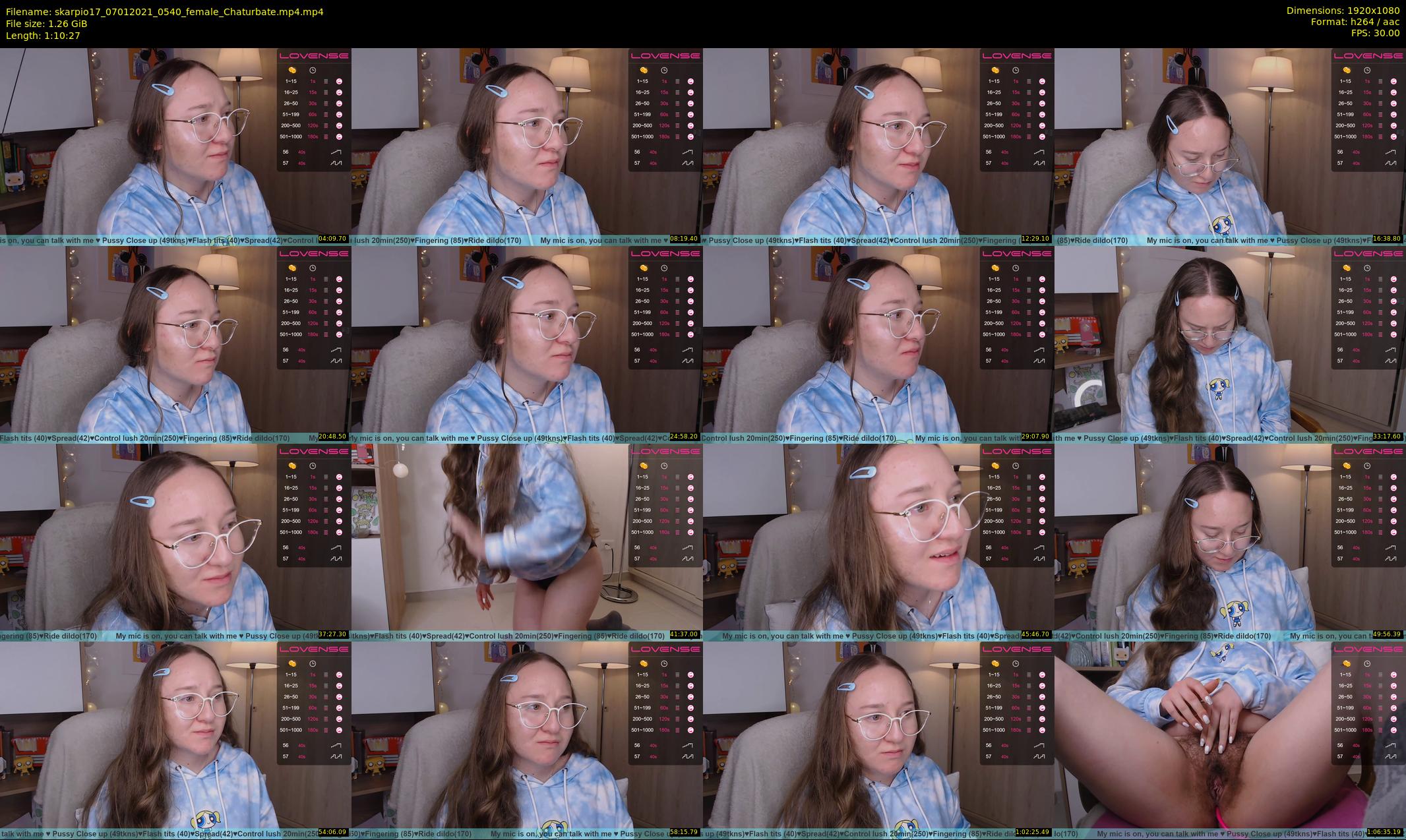 skarpio17 — 71 minute Chaturbate female cam show recording, 1080p, Jan 7, 2021