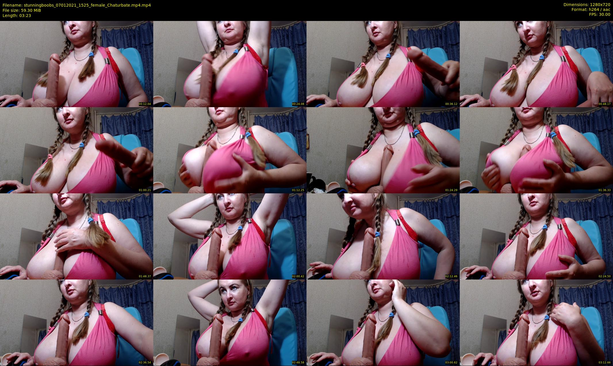 stunningboobs — 4 minute Chaturbate female cam show recording, 720p, Jan 7, 2021
