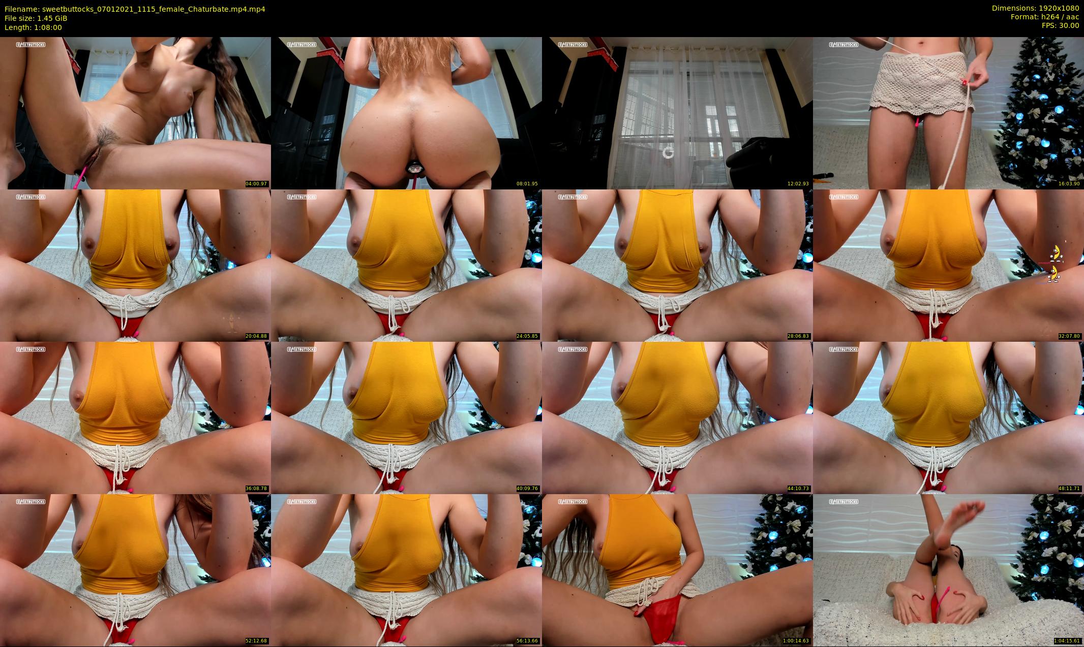 sweetbuttocks — 68 minute Chaturbate female cam show recording, 1080p, Jan 7, 2021