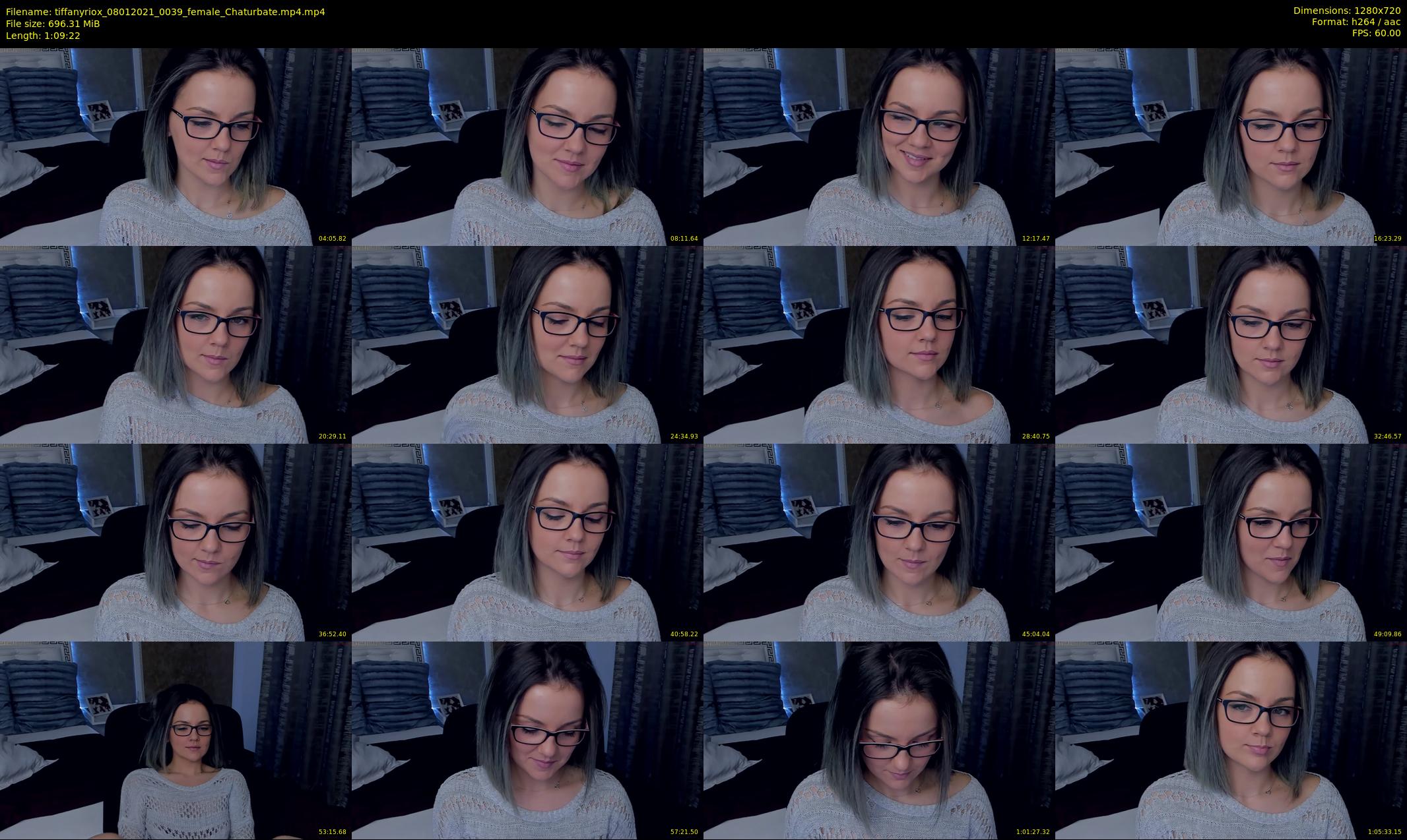 tiffanyriox — 70 minute Chaturbate female cam show recording, 720p, Jan 8, 2021