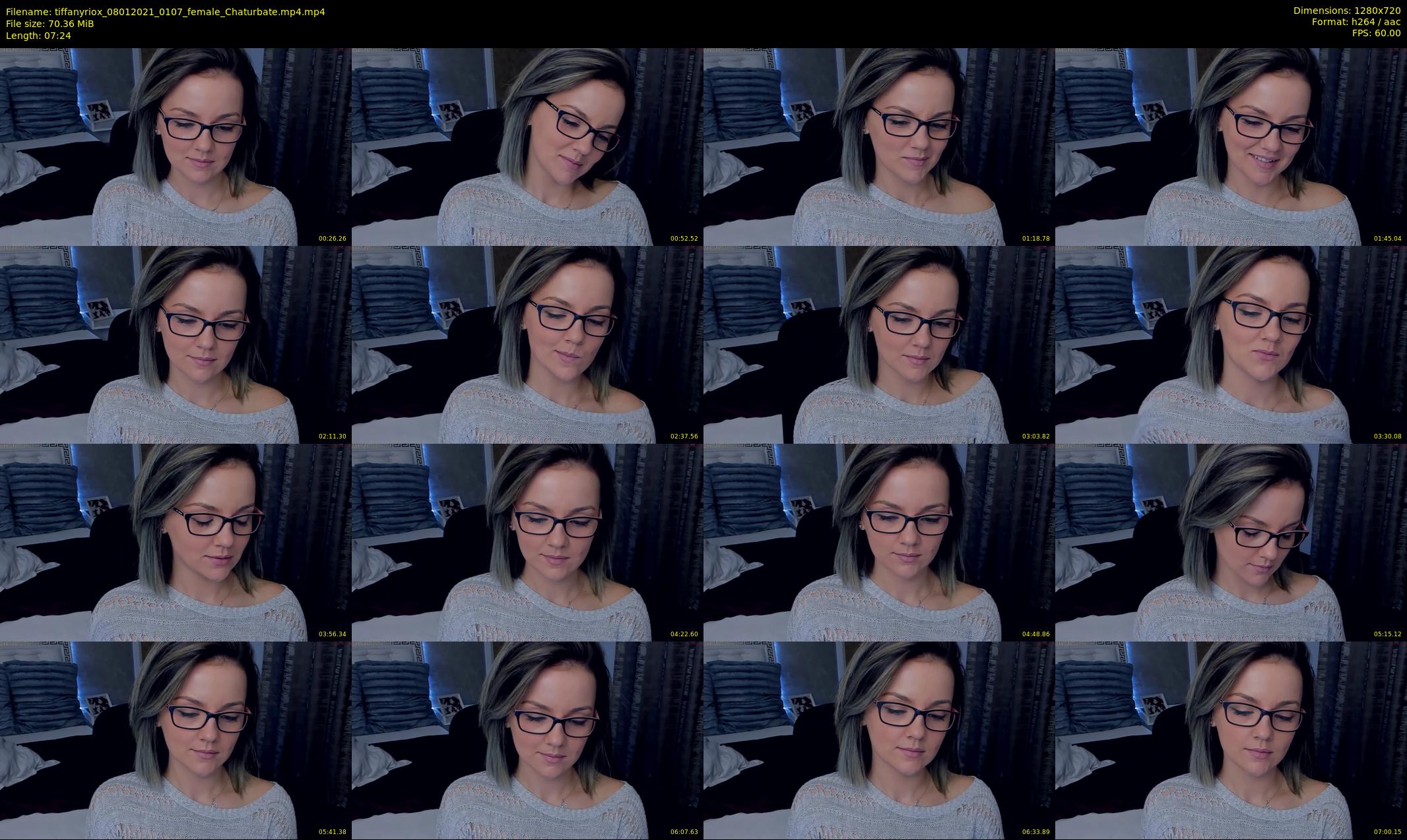 tiffanyriox — 8 minute Chaturbate female cam show recording, 720p, Jan 8, 2021