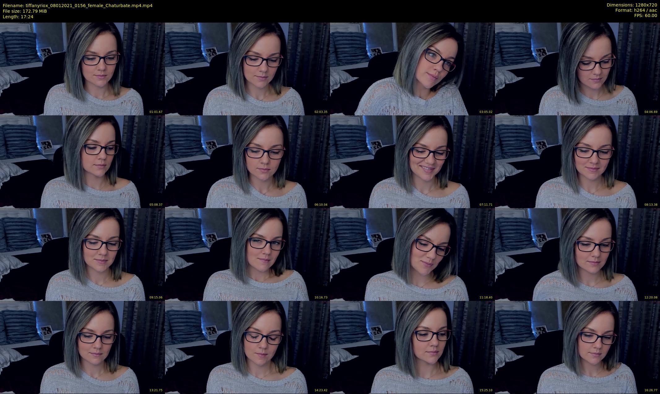 tiffanyriox — 18 minute Chaturbate female cam show recording, 720p, Jan 8, 2021