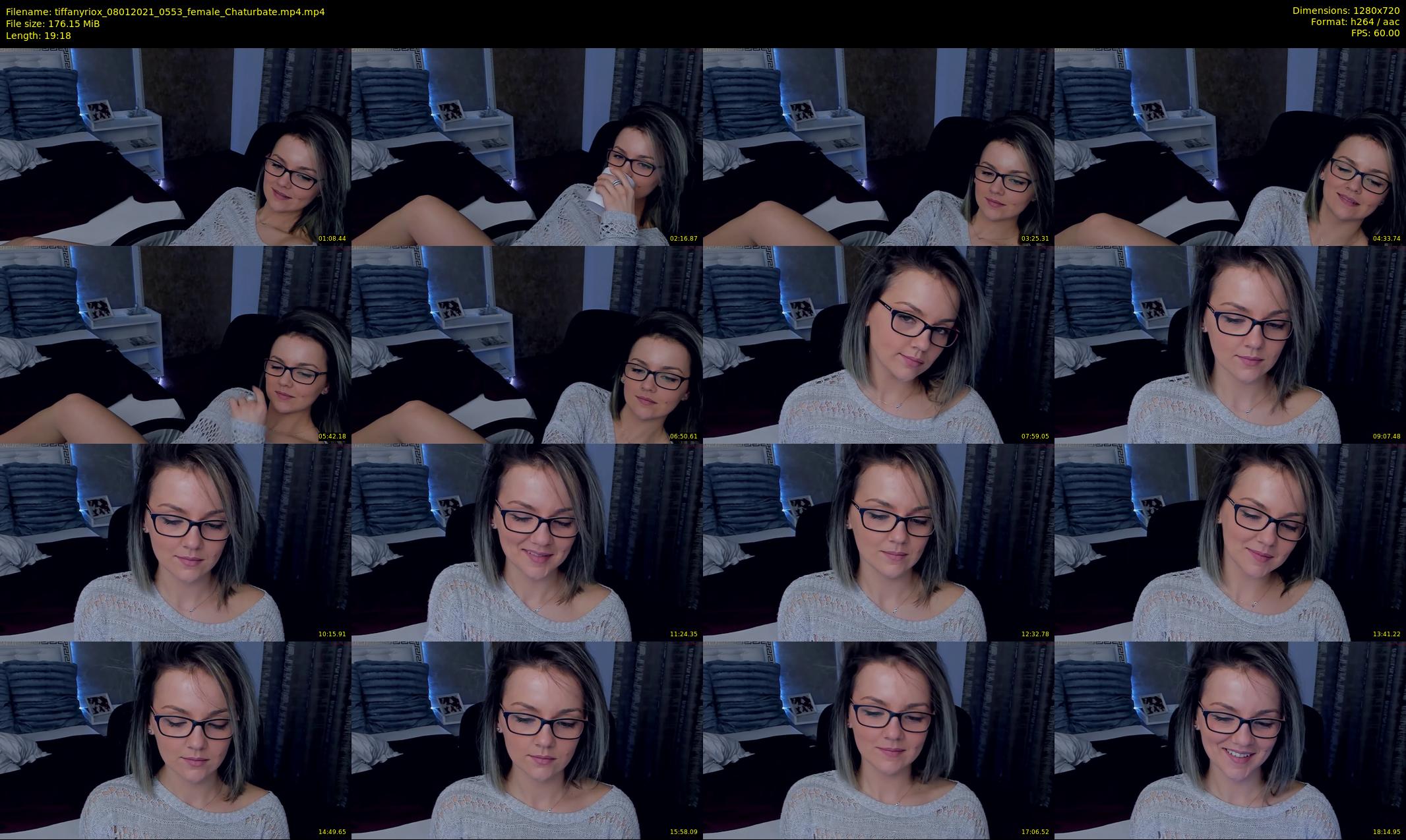 tiffanyriox — 20 minute Chaturbate female cam show recording, 720p, Jan 8, 2021