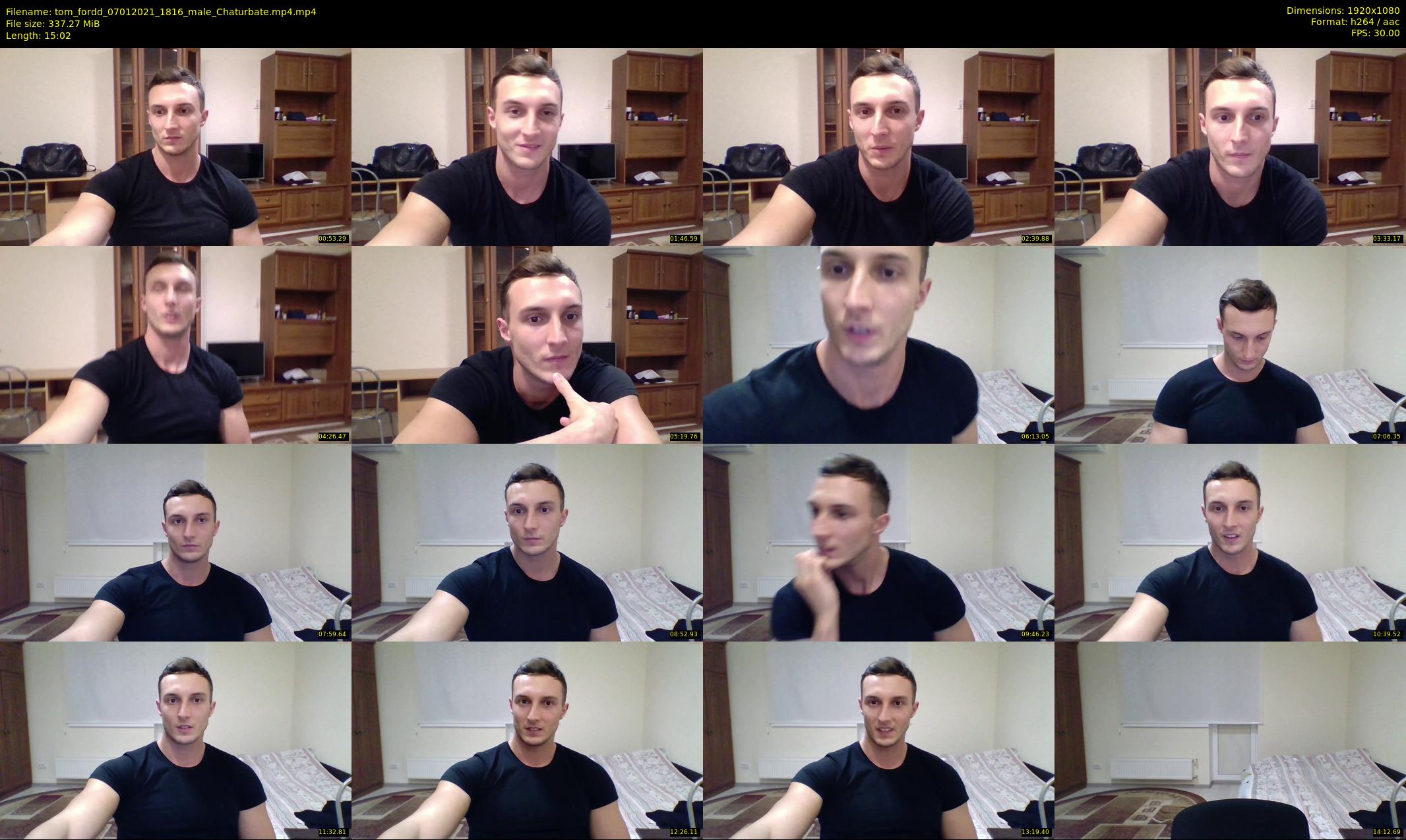 tom_fordd — 16 minute Chaturbate male cam show recording, 1080p, Jan 7, 2021