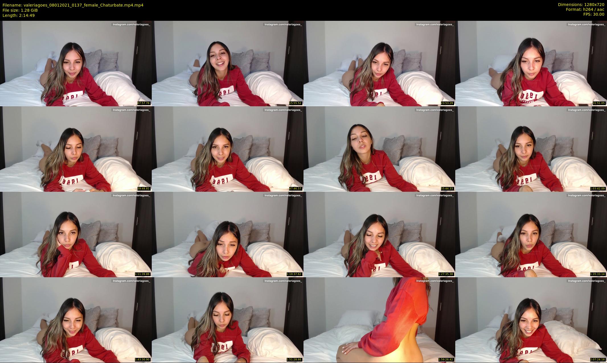 valeriagoes — 135 minute Chaturbate female cam show recording, 720p, Jan 8, 2021
