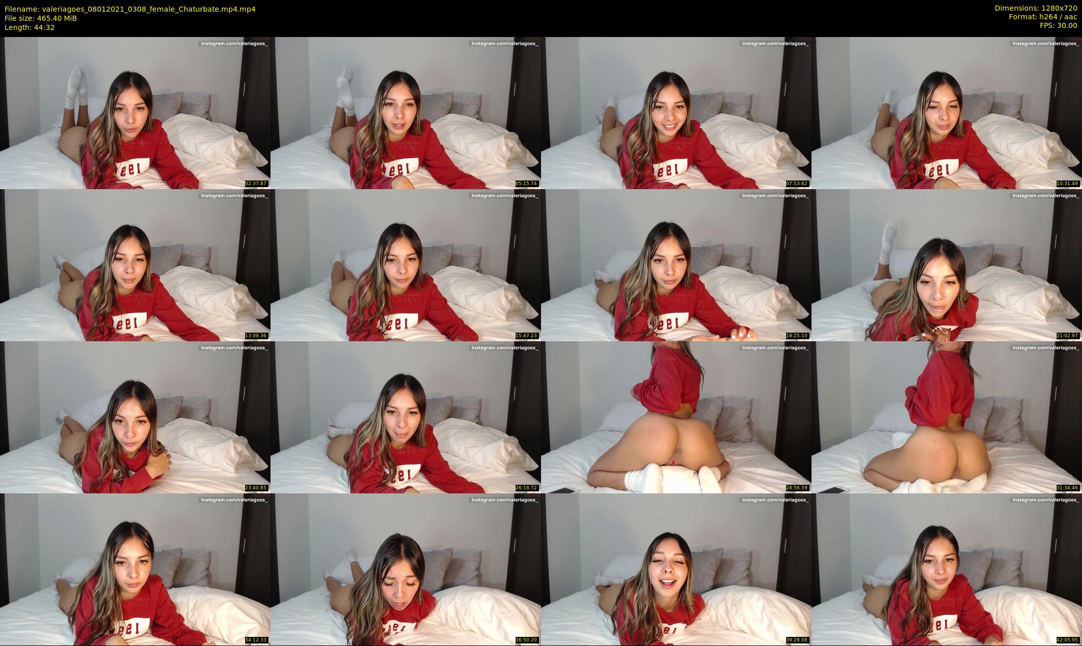 valeriagoes — 45 minute Chaturbate female cam show recording, 720p, Jan 8, 2021